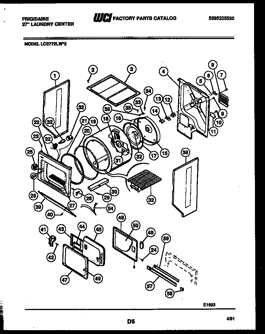 02 - CABINET AND COMPONENT PARTS