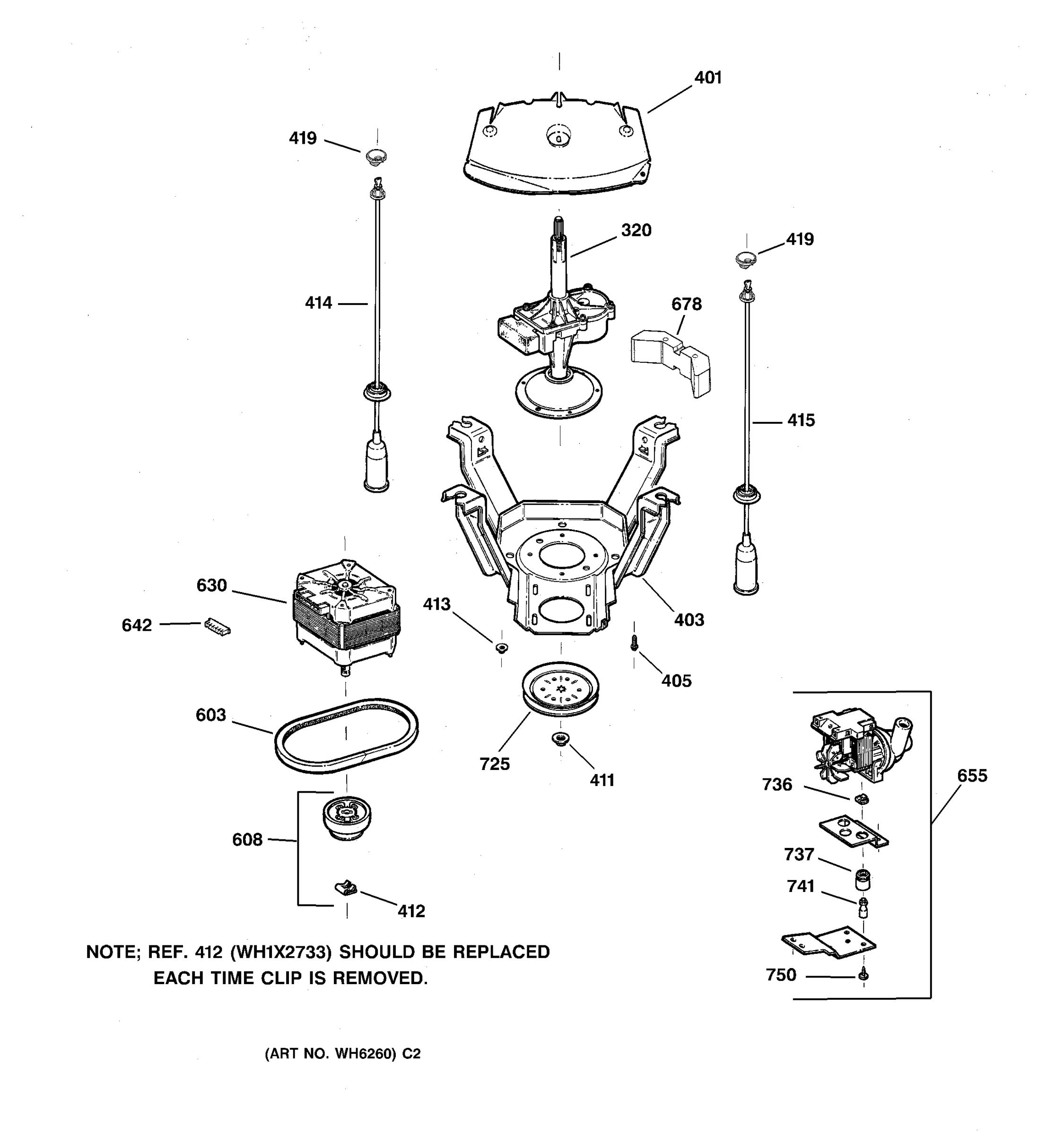 SUSPENSION, PUMP & DRIVE COMPONENTS