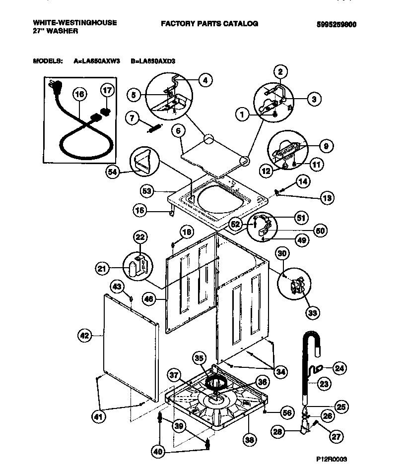 02 - CABINET, TOP PANEL, BASE