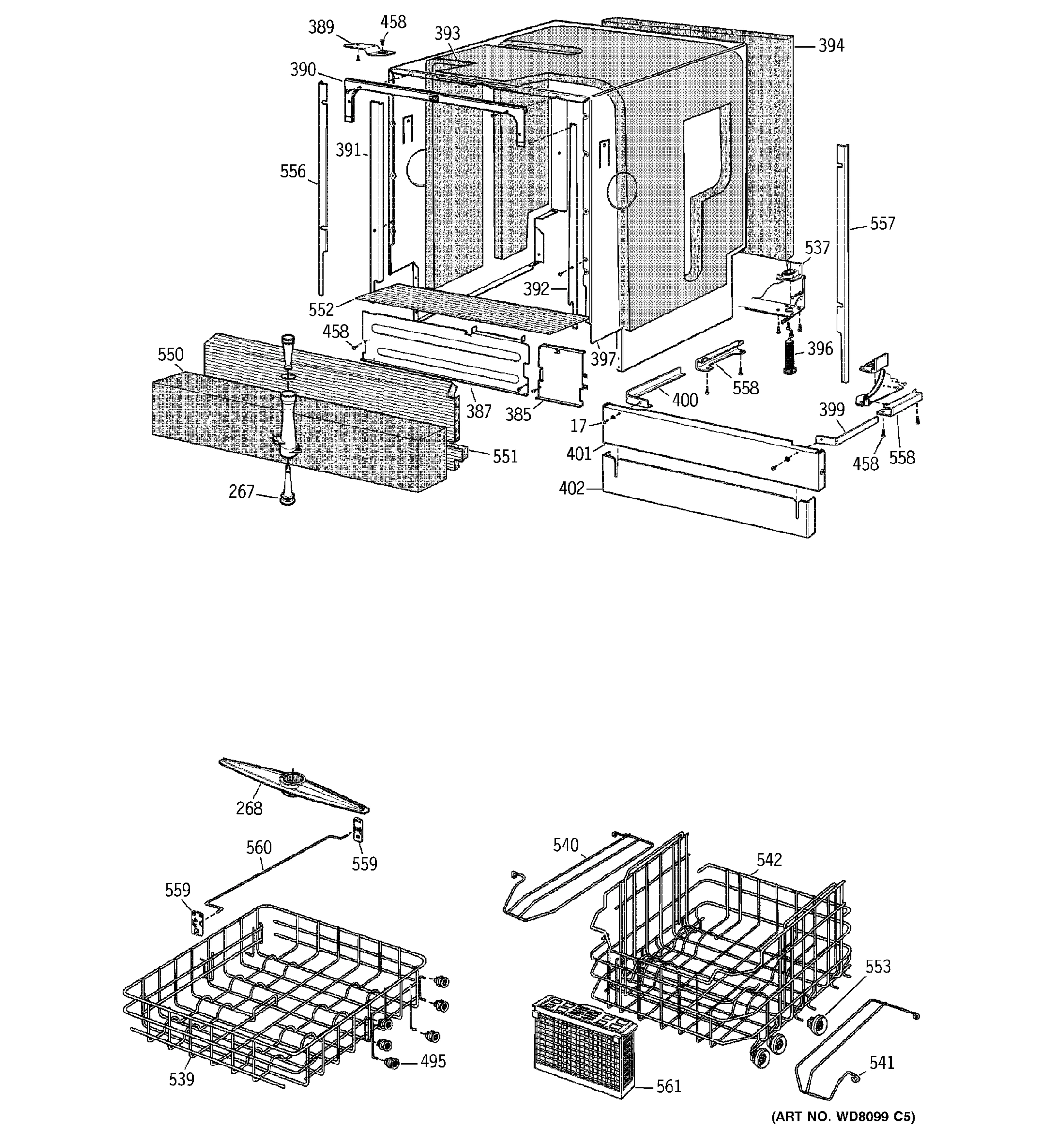 BASKET & WRAP ASSEMBLY