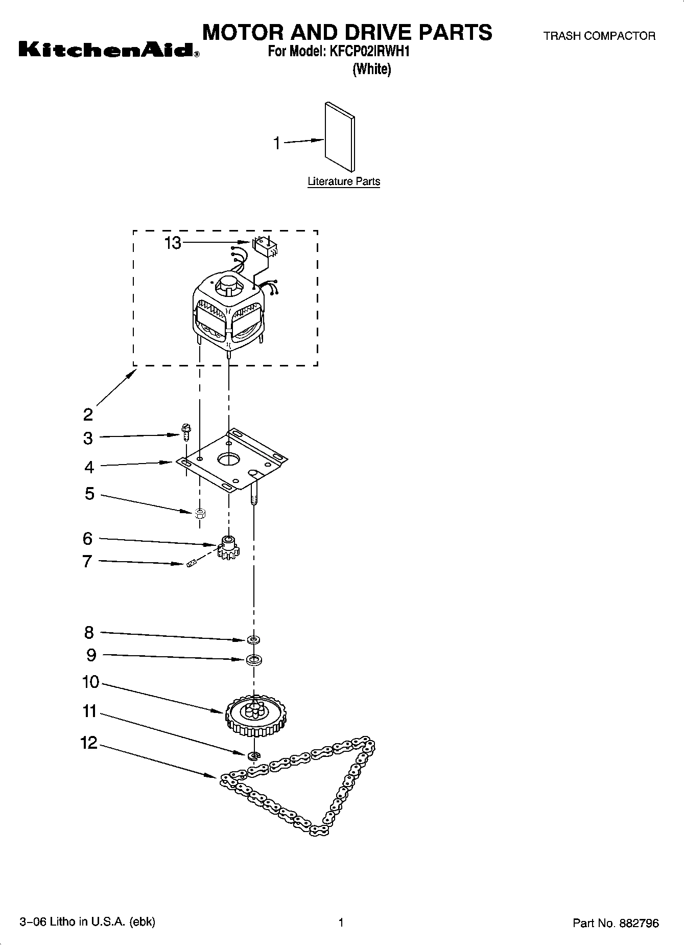 01 - MOTOR AND DRIVE PARTS