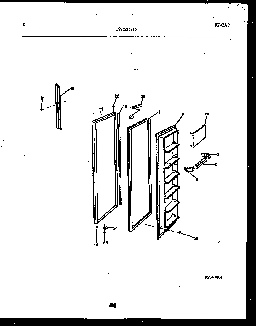 02 - FREEZER DOOR PARTS