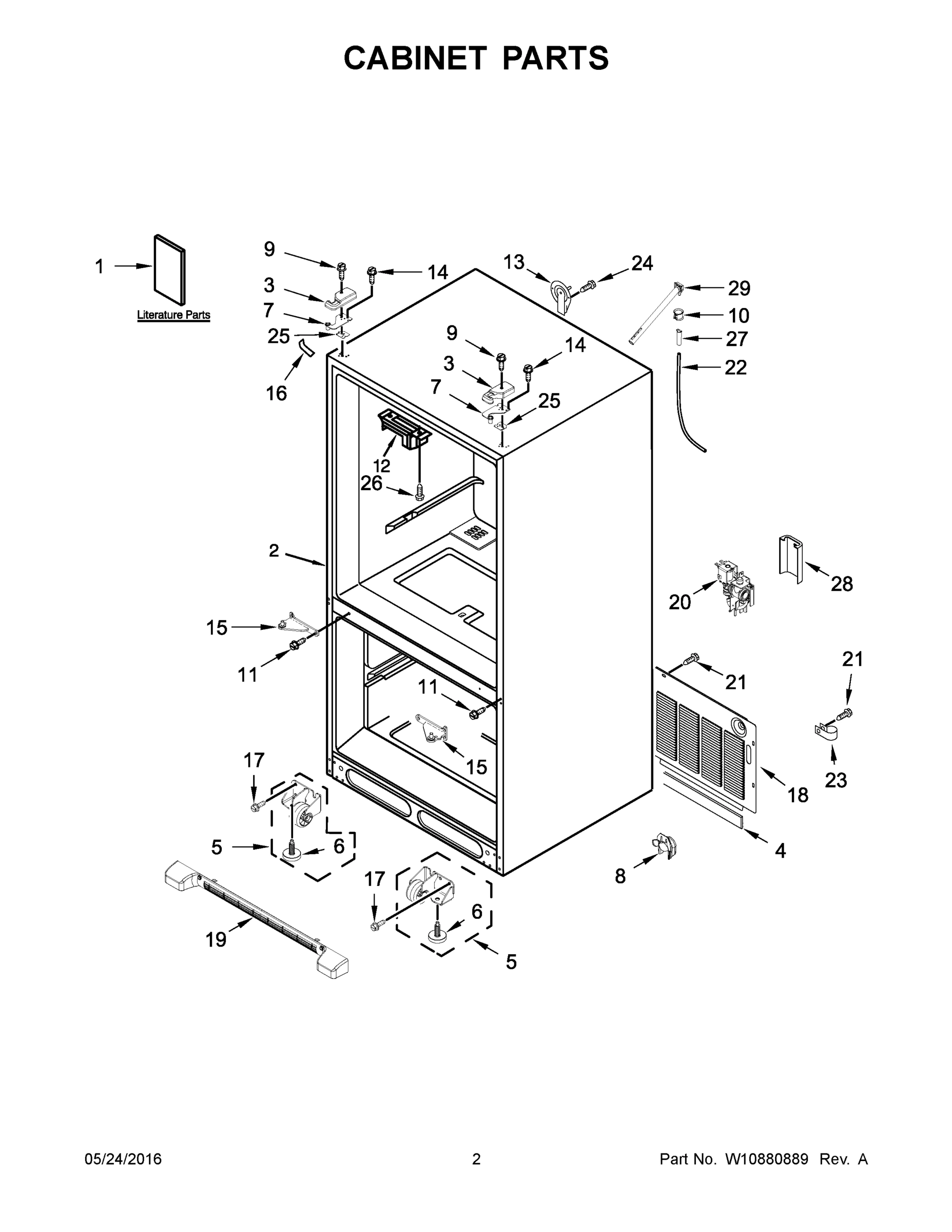 02 - CABINET PARTS