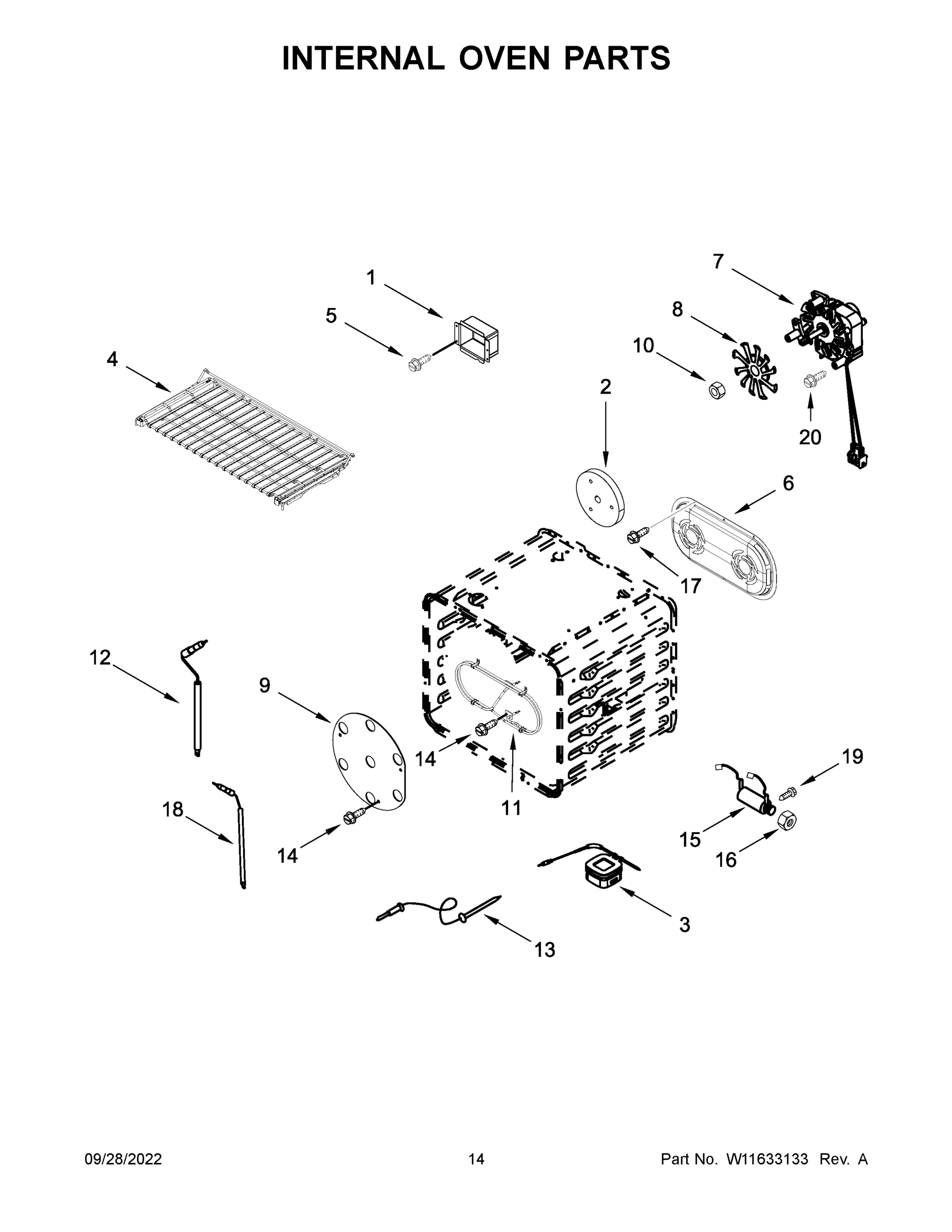 08 - INTERNAL OVEN PARTS