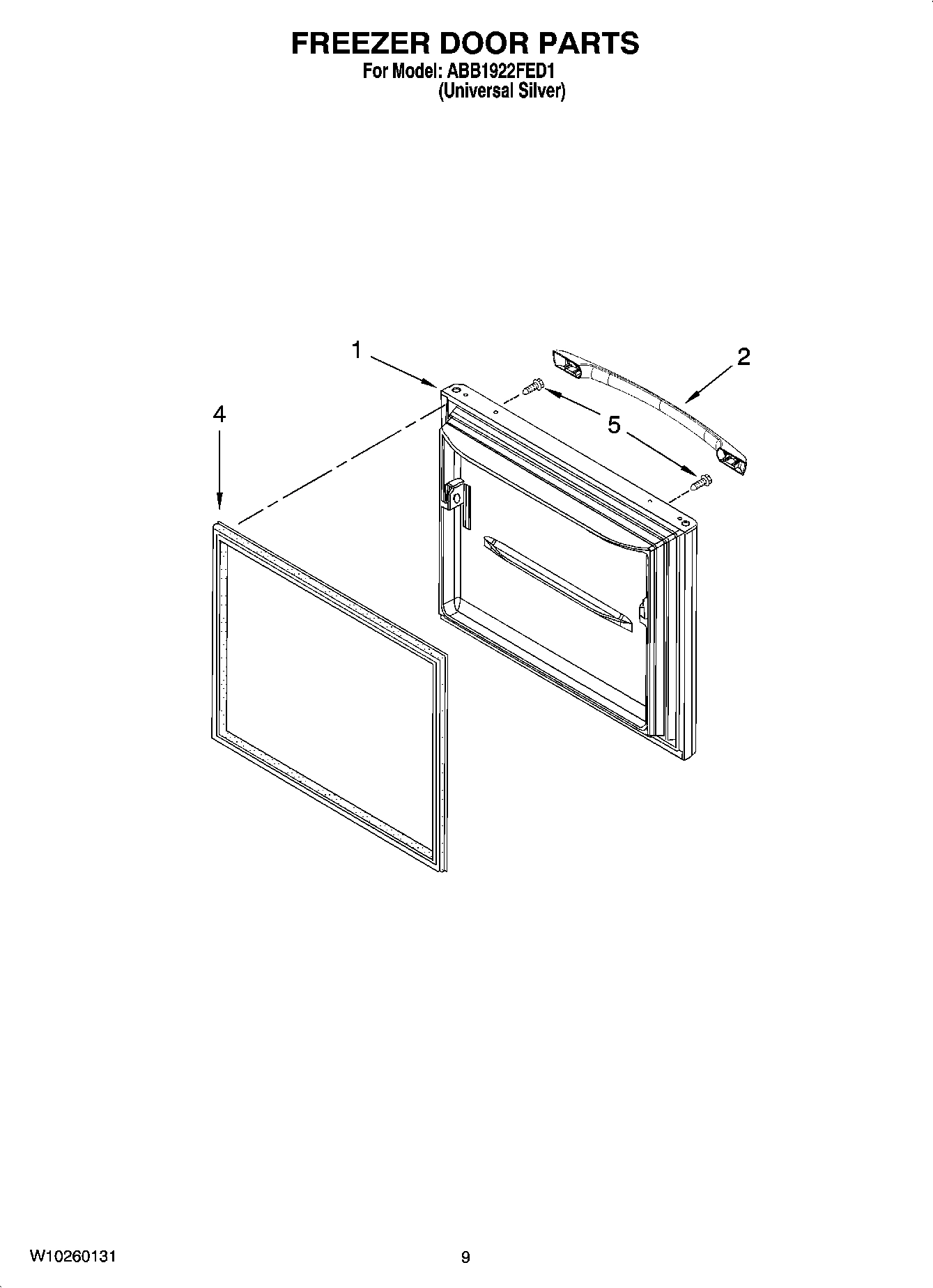 05 - FREEZER DOOR PARTS