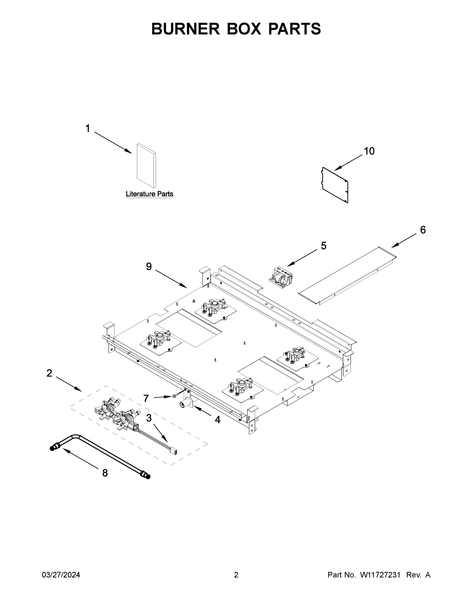 02 - BURNER BOX PARTS