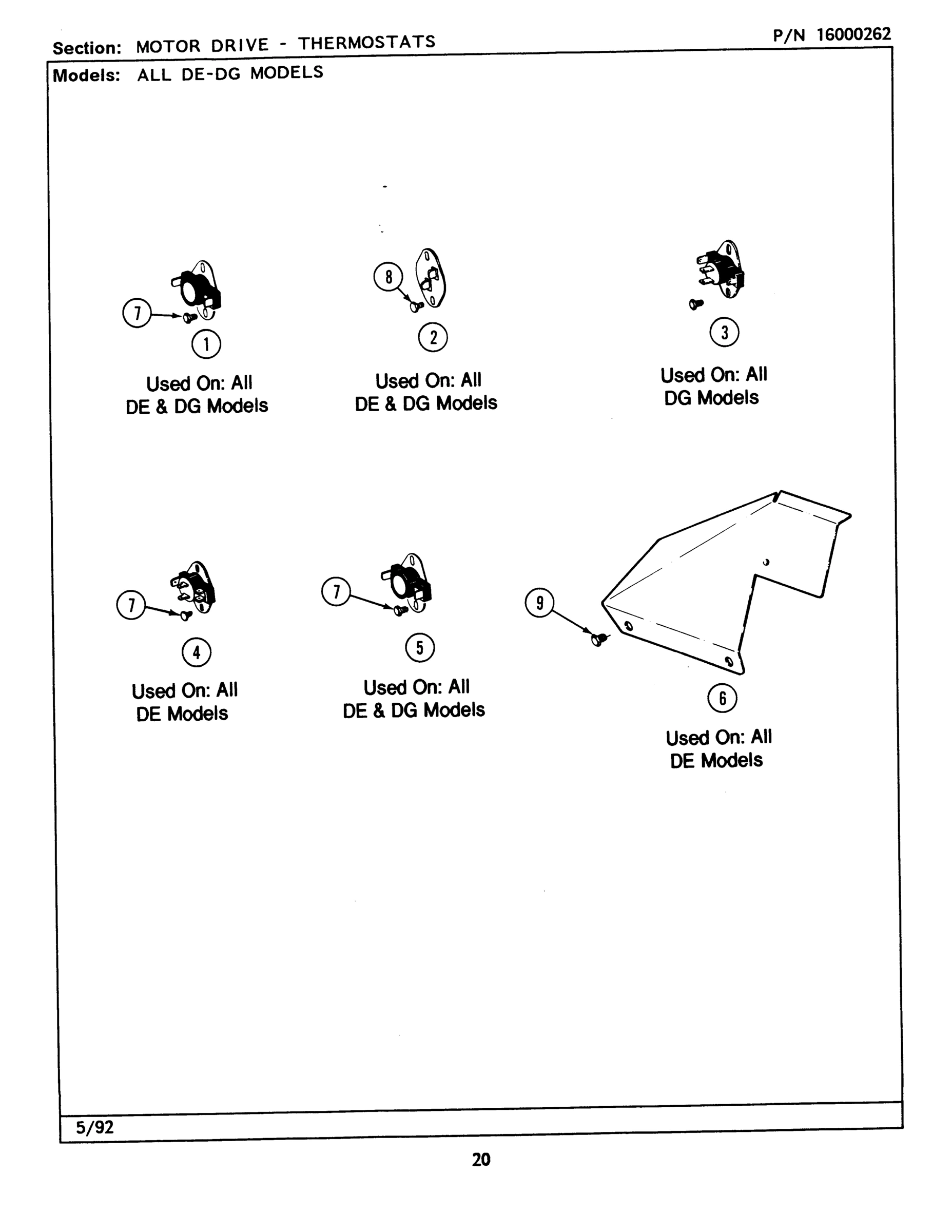 09 - MOTOR DRIVE-THERMOSTATS