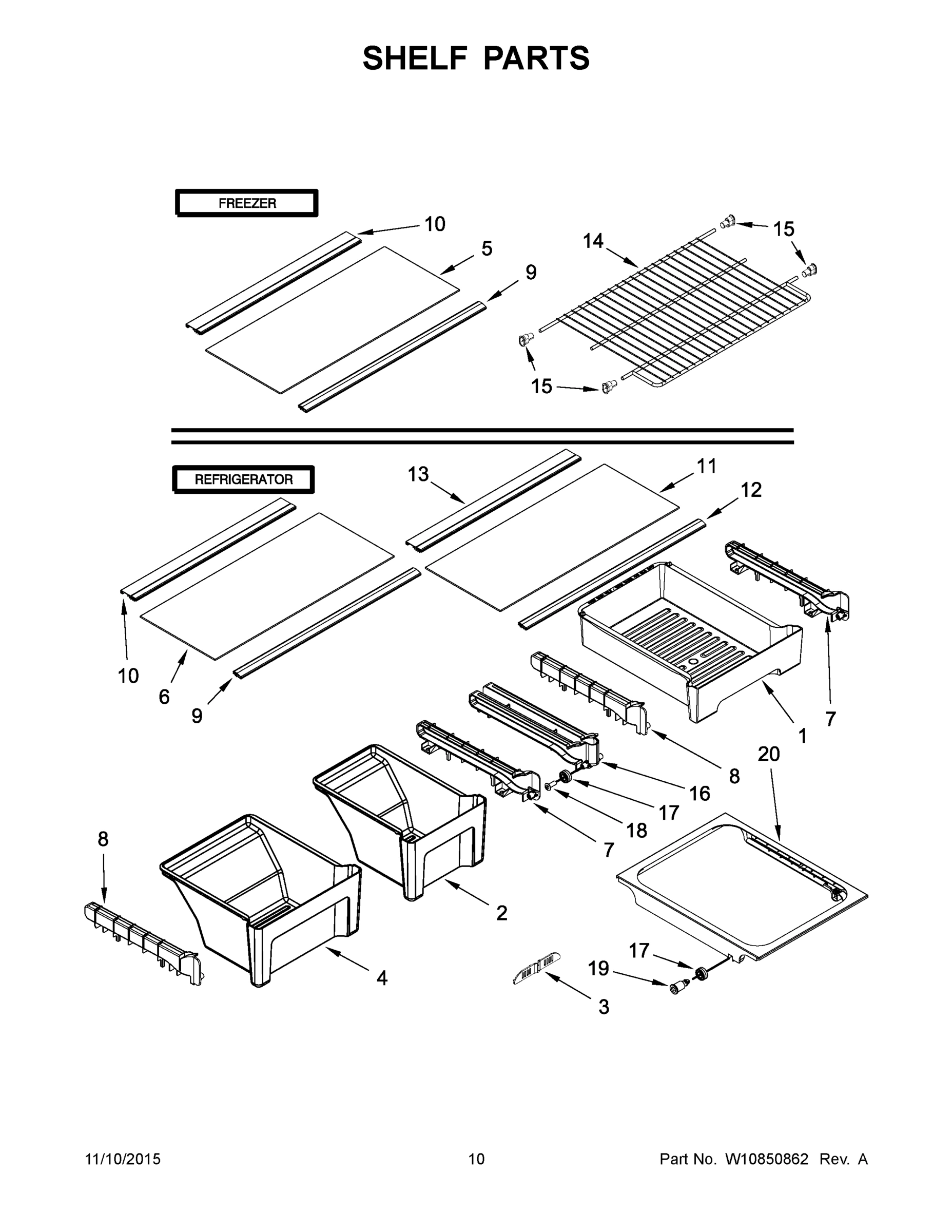 06 - SHELF PARTS
