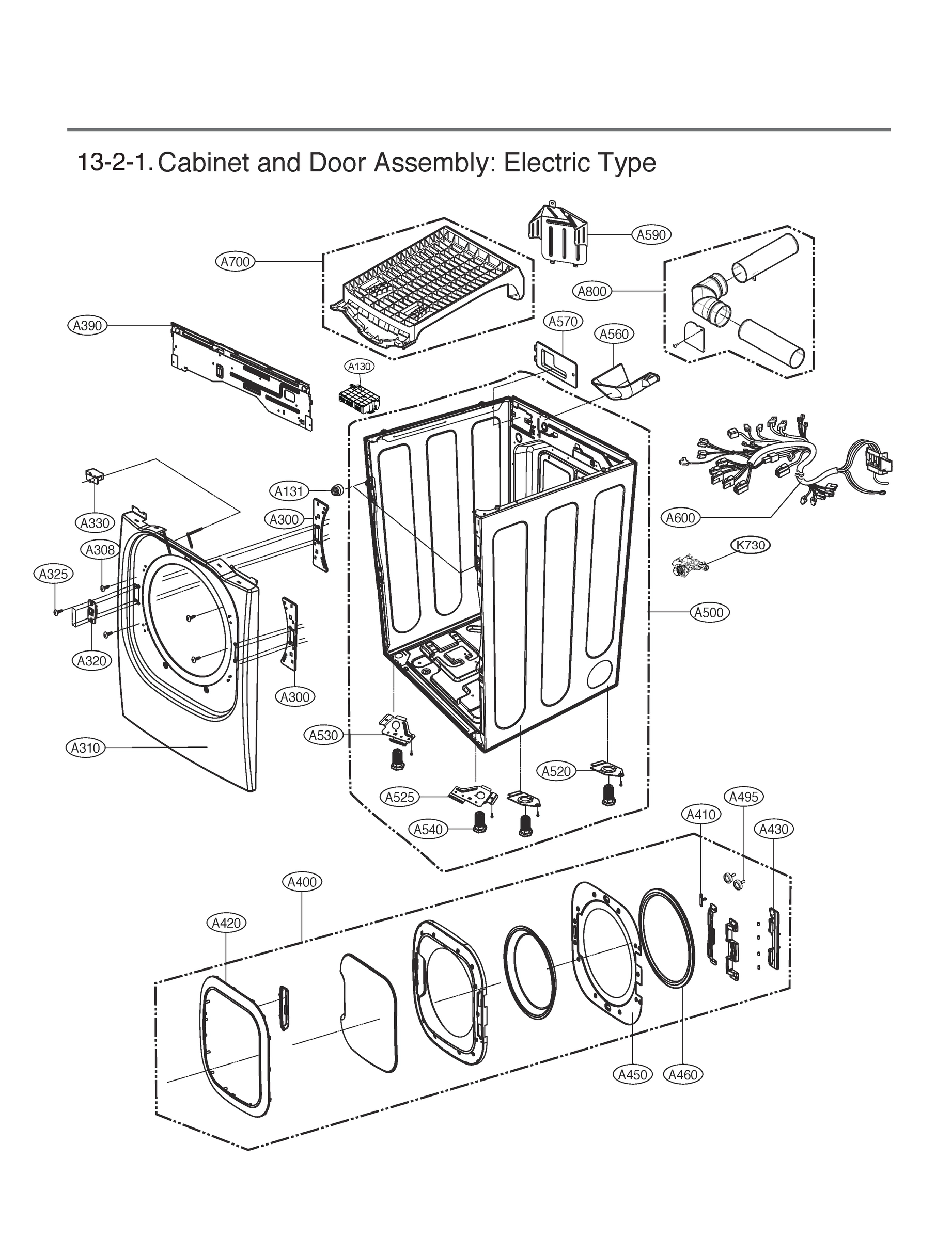CABINET AND DOOR ASSEMBLY