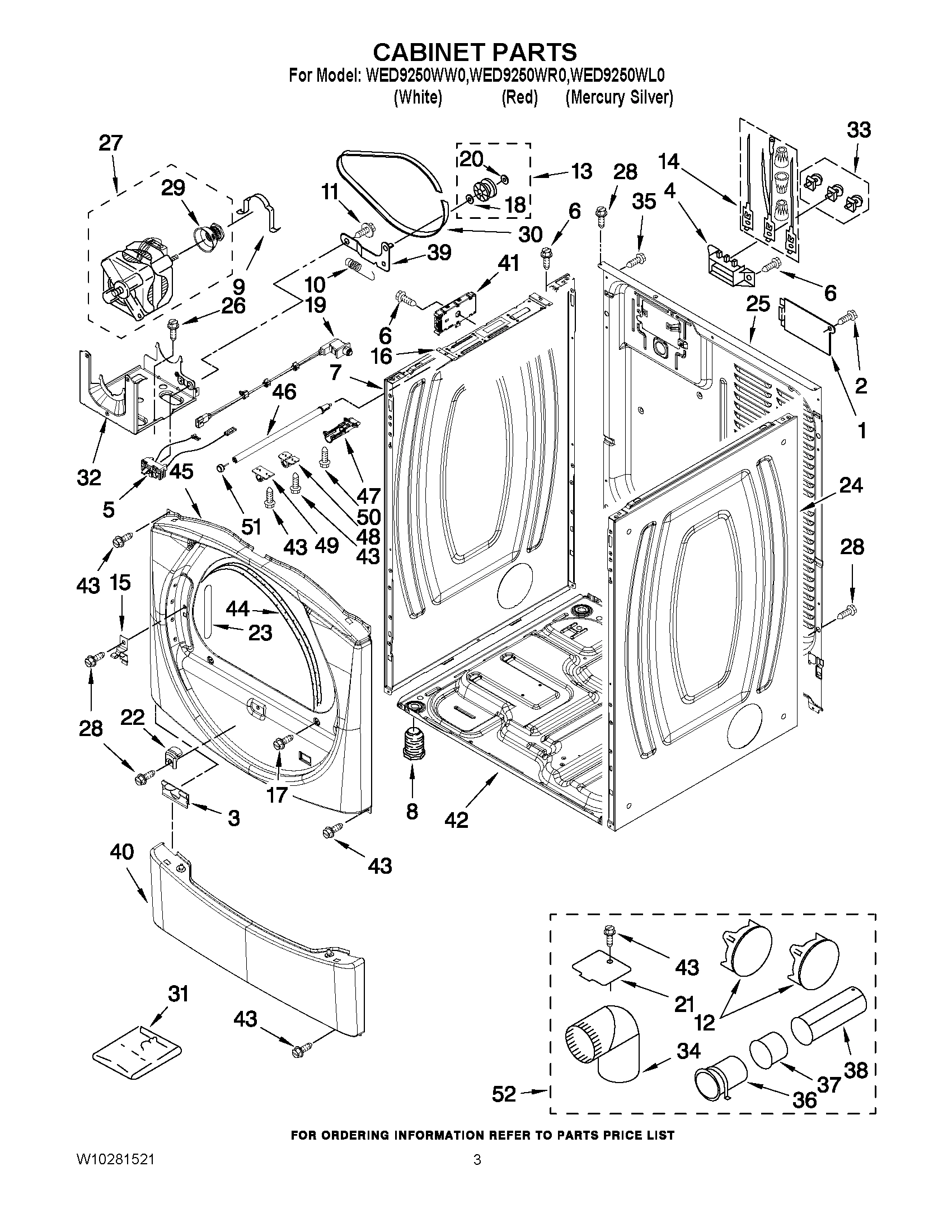 02 - CABINET PARTS
