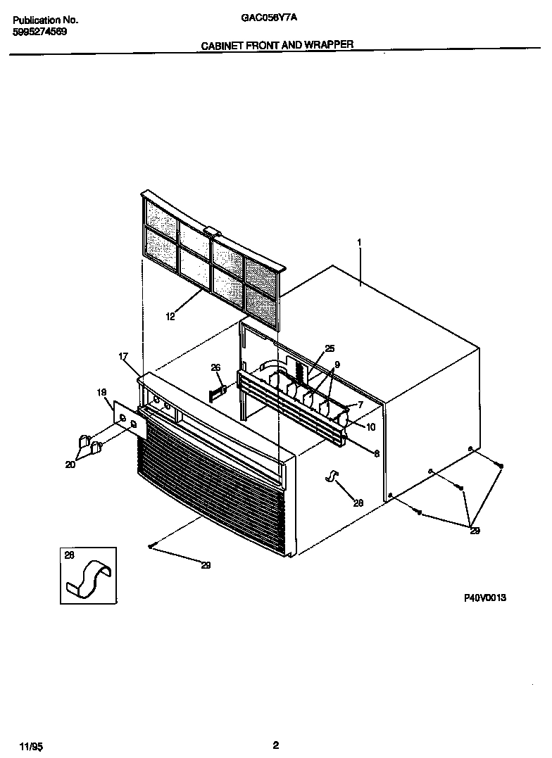 02 - CABINET FRONT AND WRAPPER