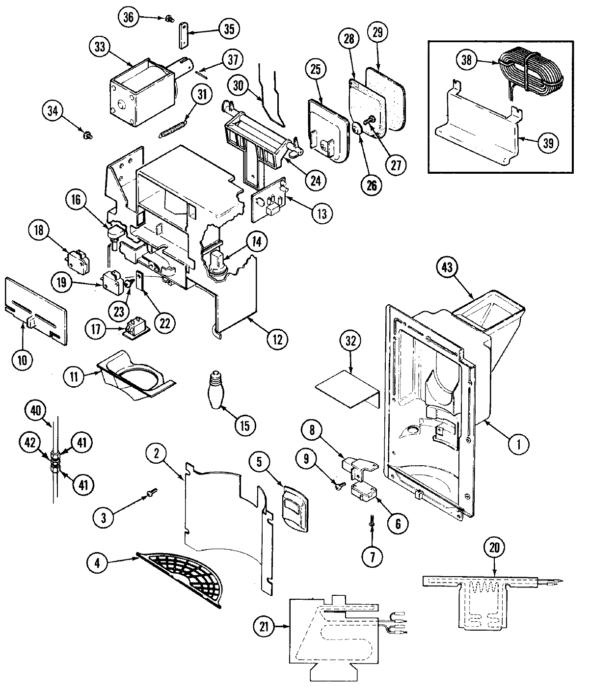 07 - ICE & WATER DISPENSER