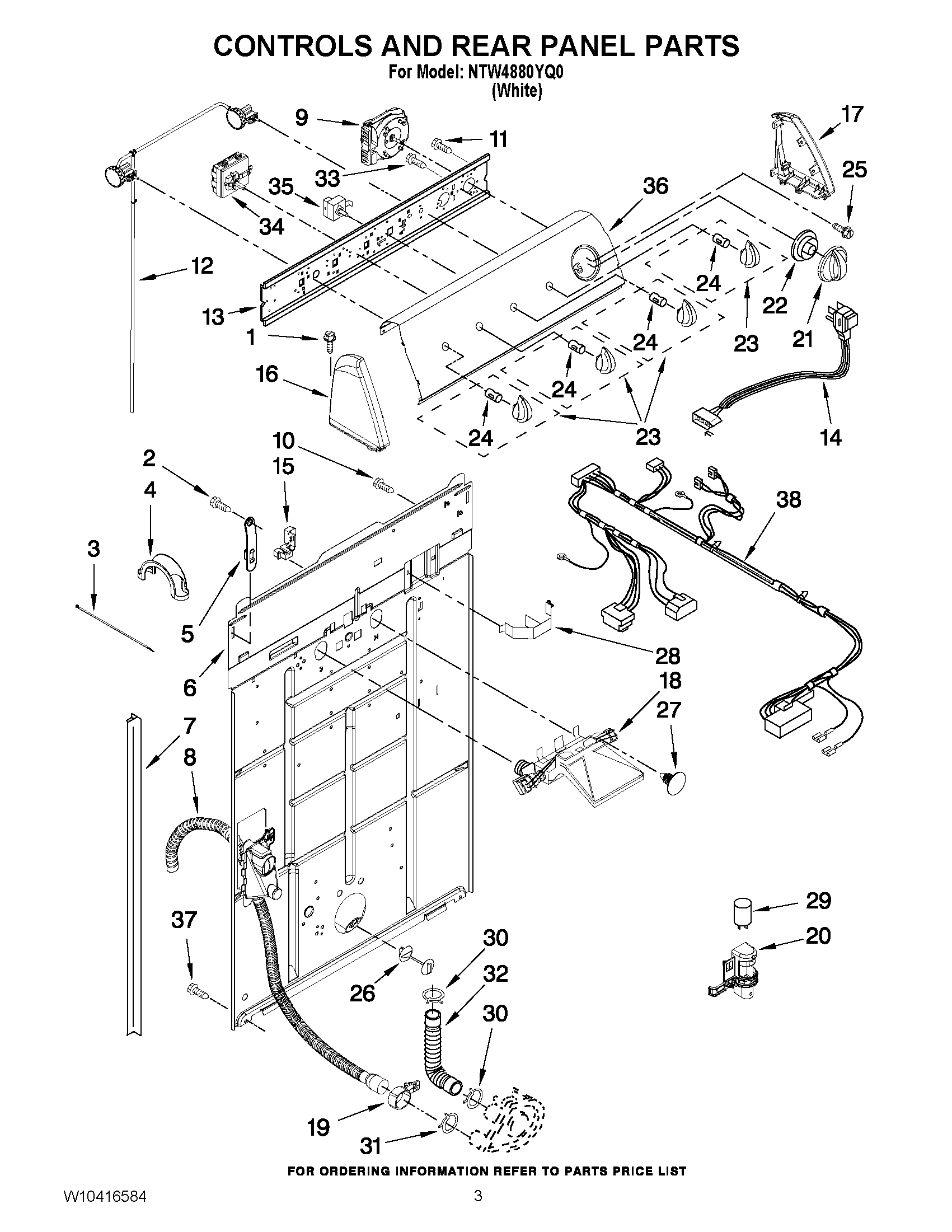 02 - CONTROLS AND REAR PANEL PARTS