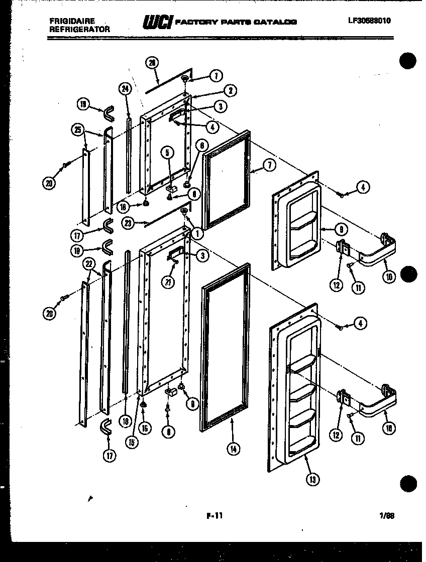 03 - FREEZER DOOR PARTS