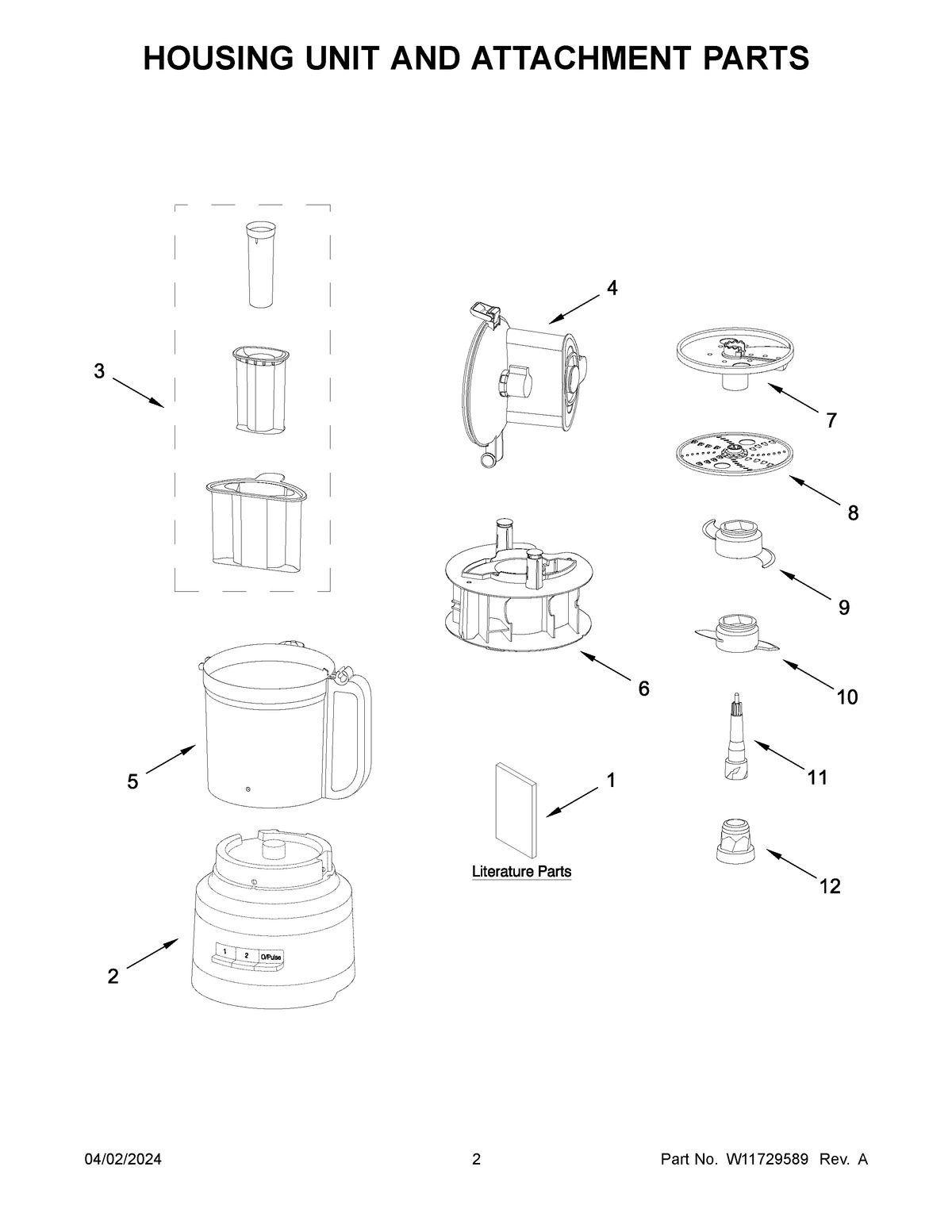02 - HOUSING UNIT AND ATTACHMENT PARTS