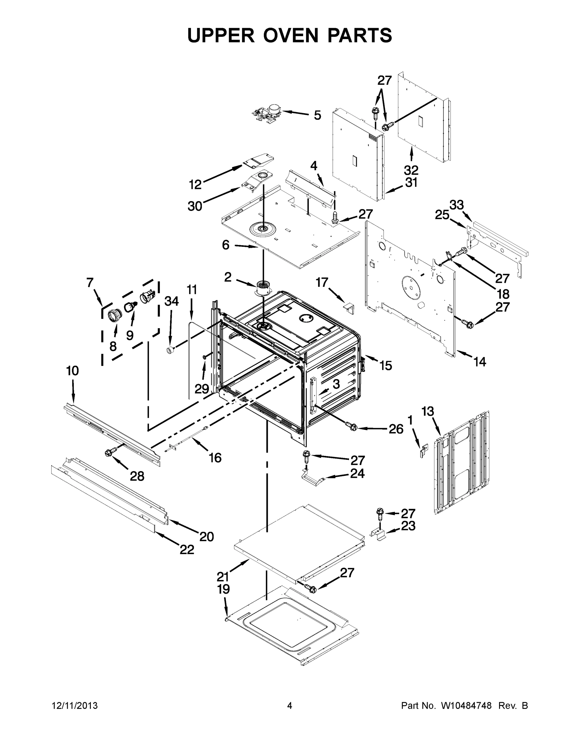03 - UPPER OVEN PARTS