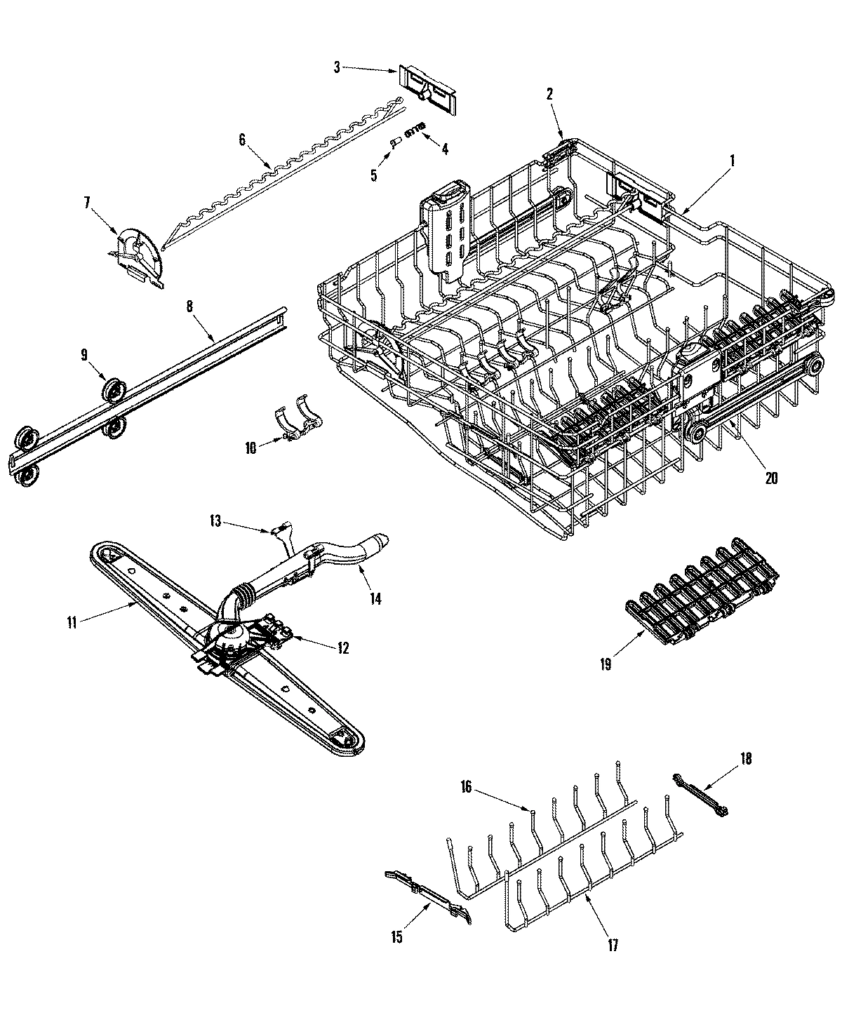 06 - TRACK & RACK ASSEMBLY (UPR)