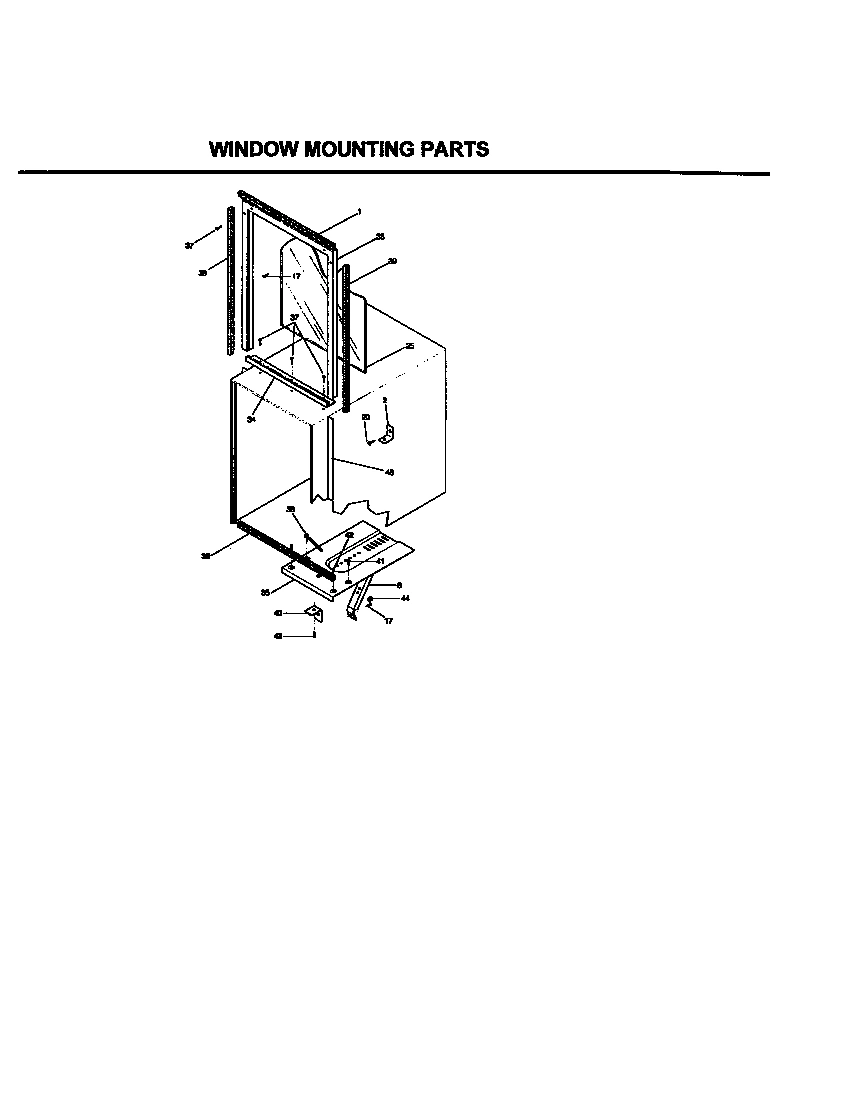 06 - WINDOW MOUNTING PARTS
