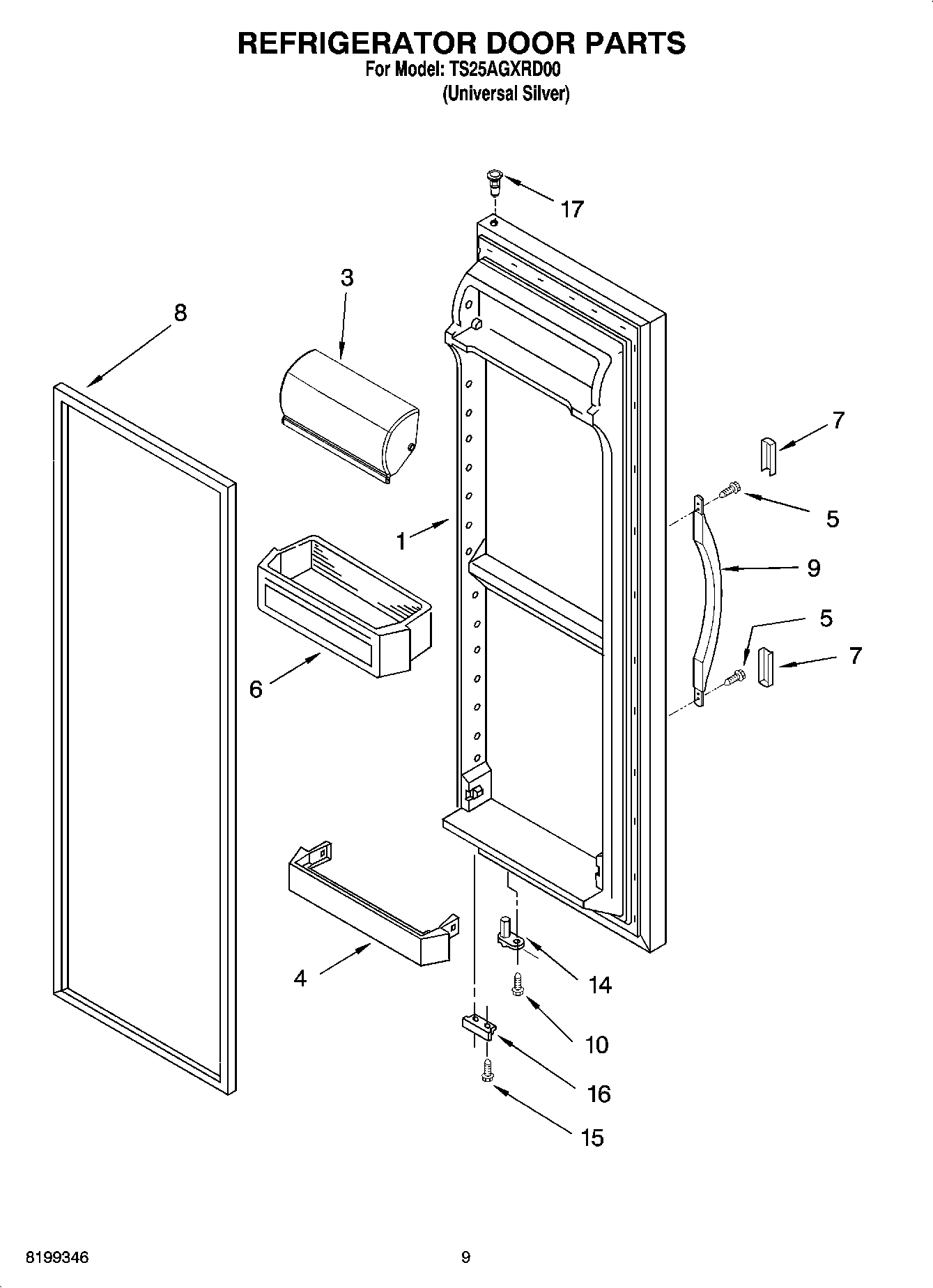 06 - REFRIGERATOR DOOR PARTS