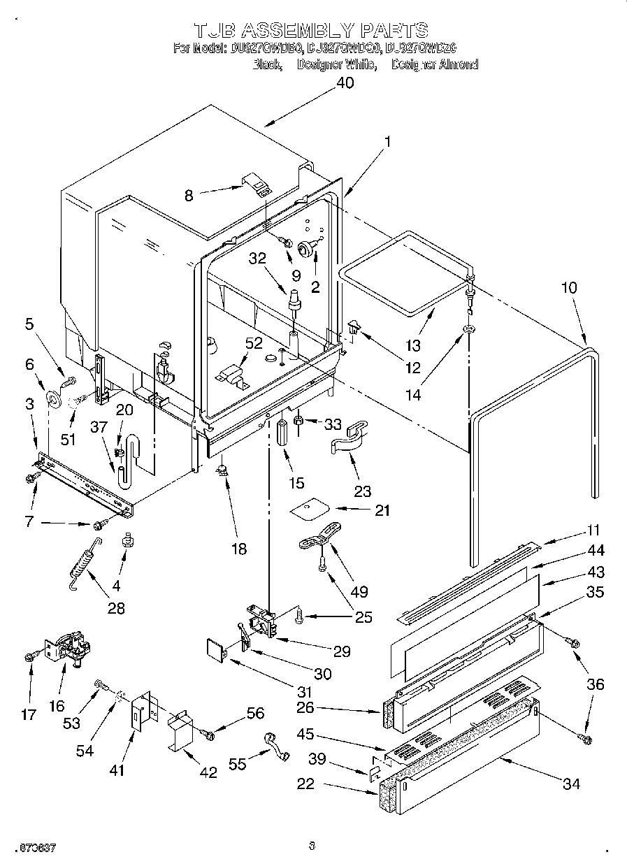 03 - TUB ASSEMBLY