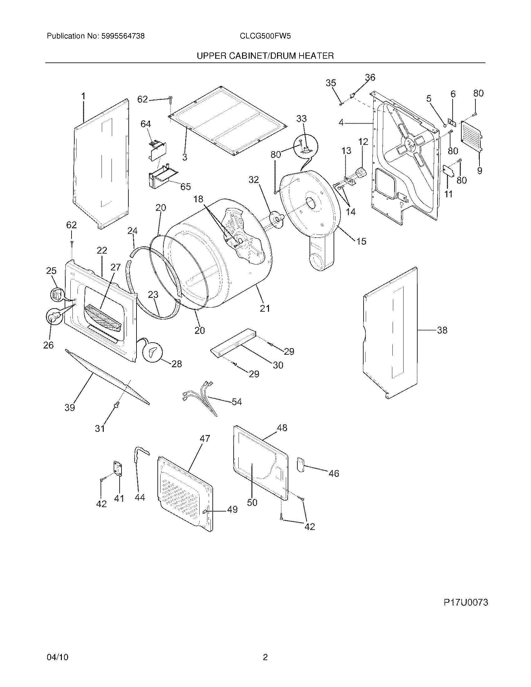 03 - UPPER CABINET/DRUM HEATER