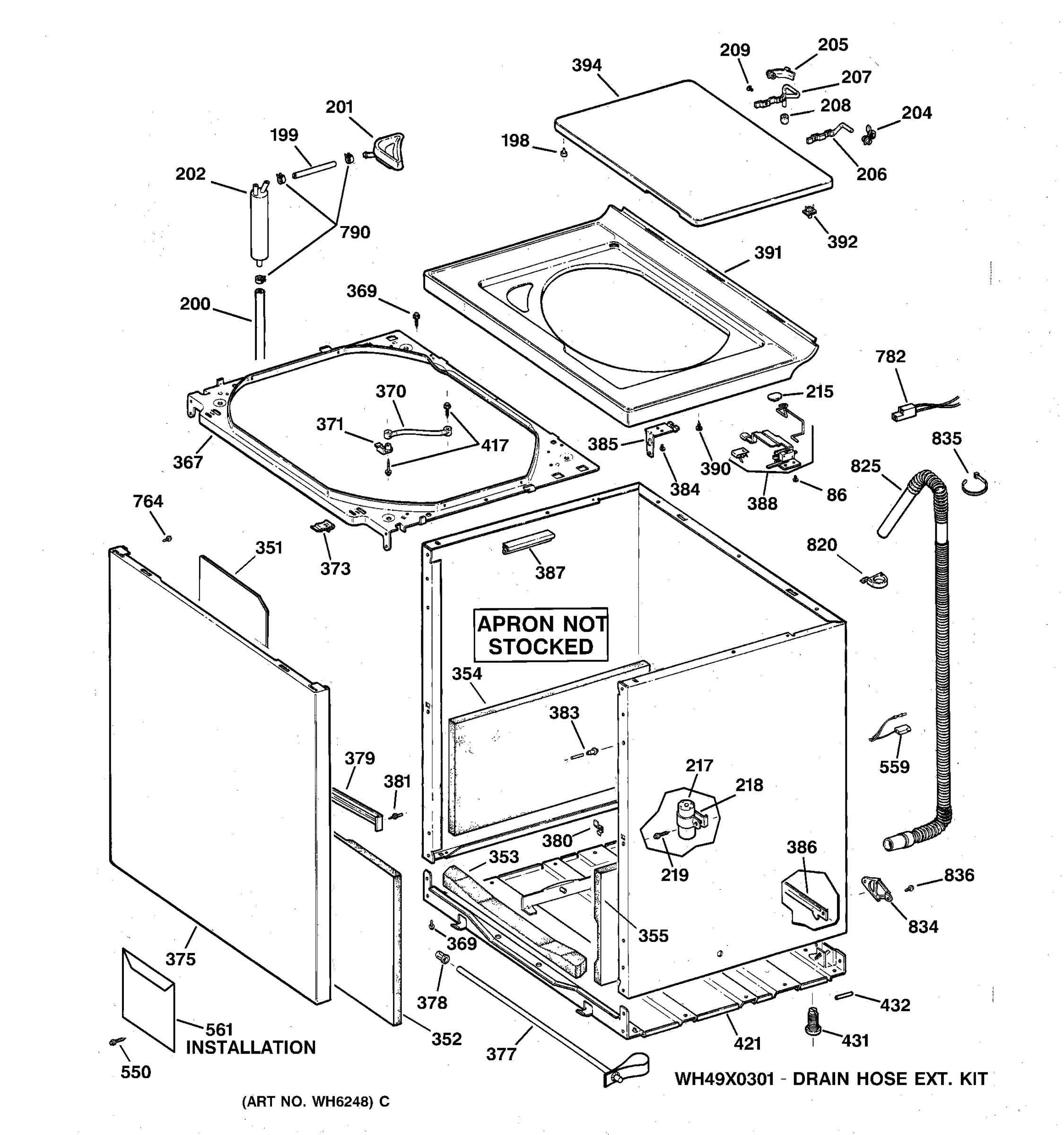 CABINET, COVER & FRONT PANEL