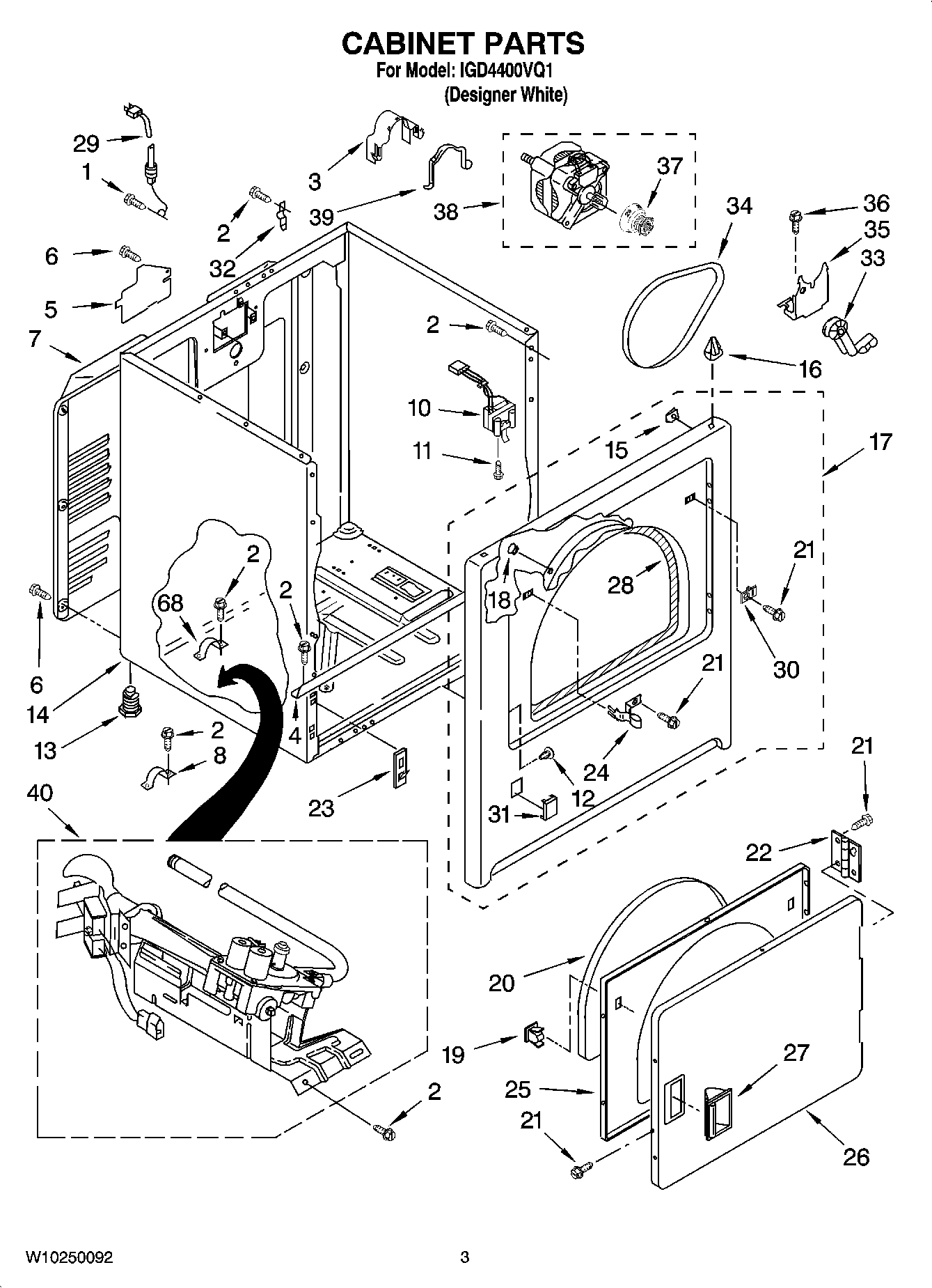 02 - CABINET PARTS