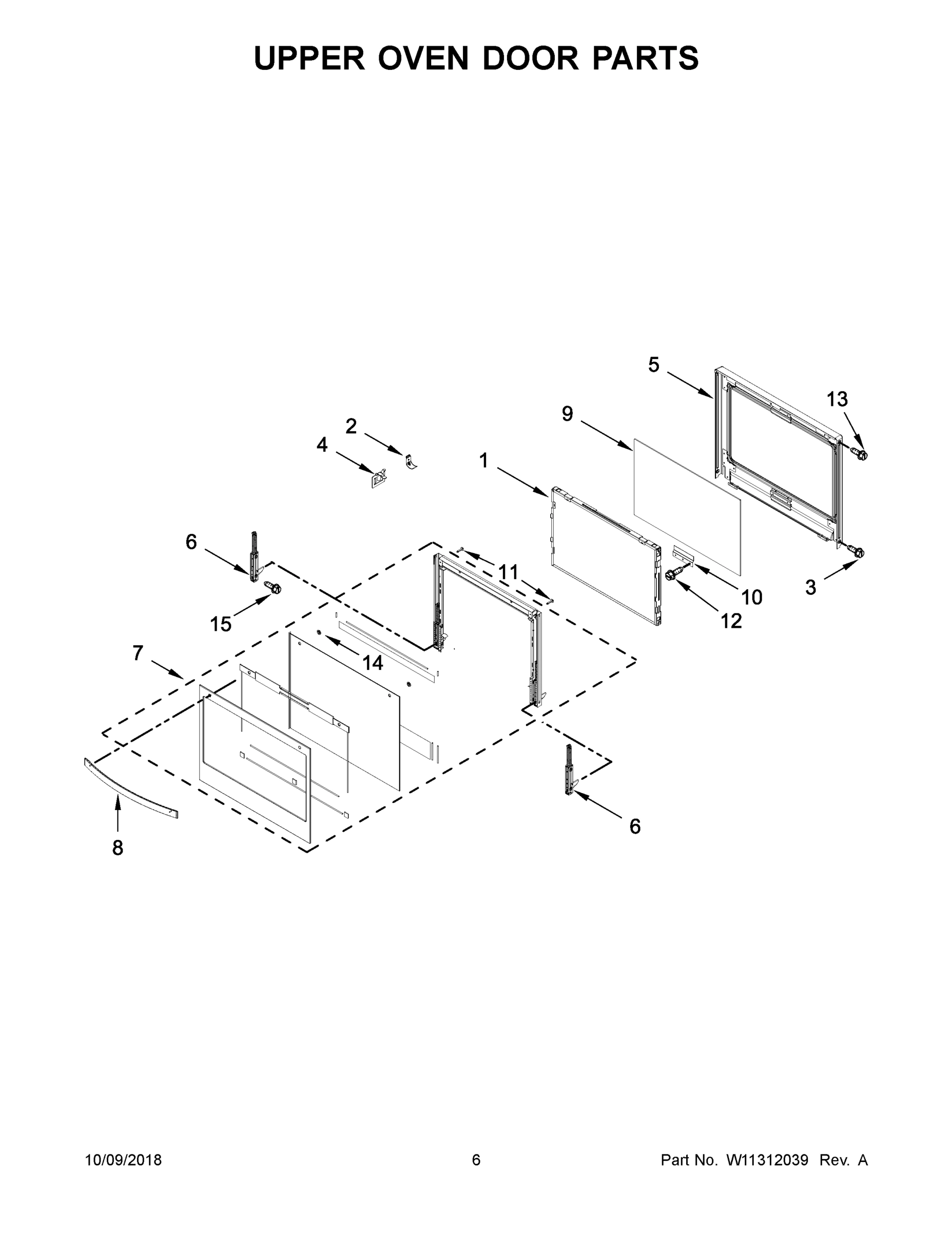 04 - UPPER OVEN DOOR PARTS