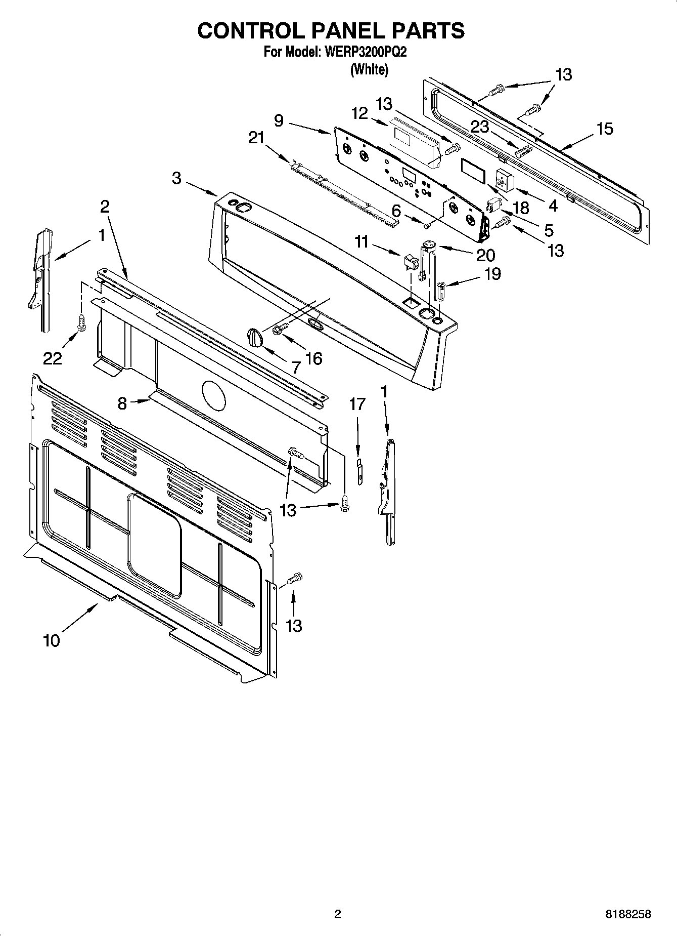 02 - CONTROL PANEL PARTS