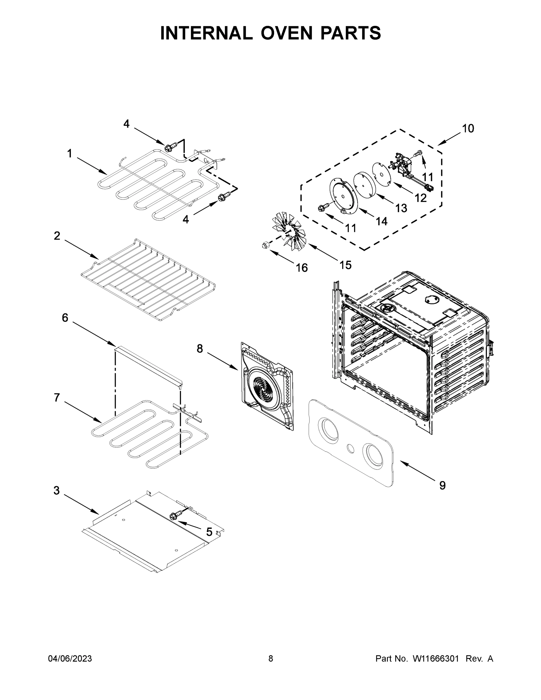 05 - INTERNAL OVEN PARTS