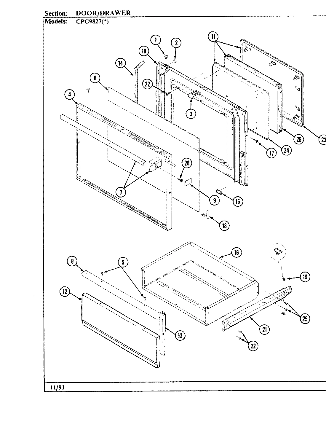 05 - DOOR/DRAWER (CPG9827)