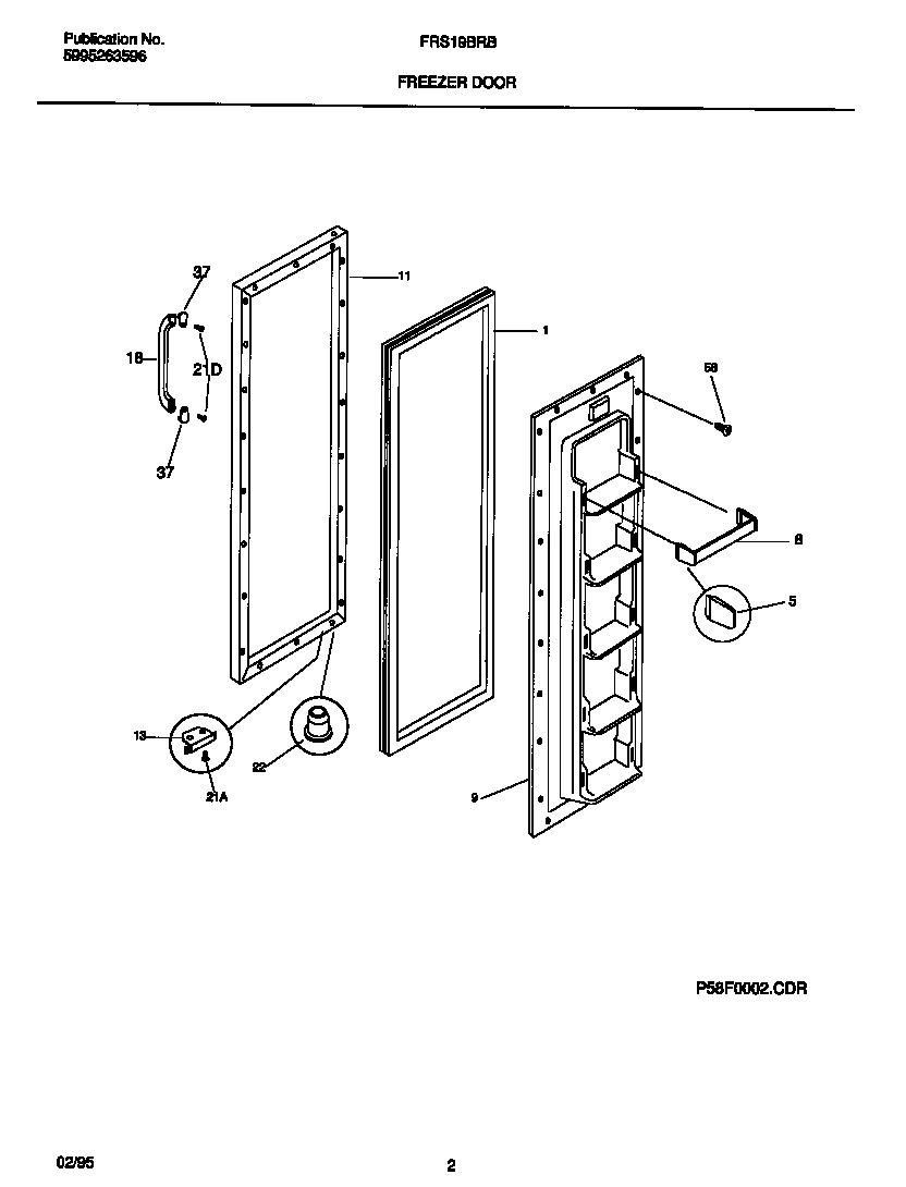 02 - FREEZER DOOR