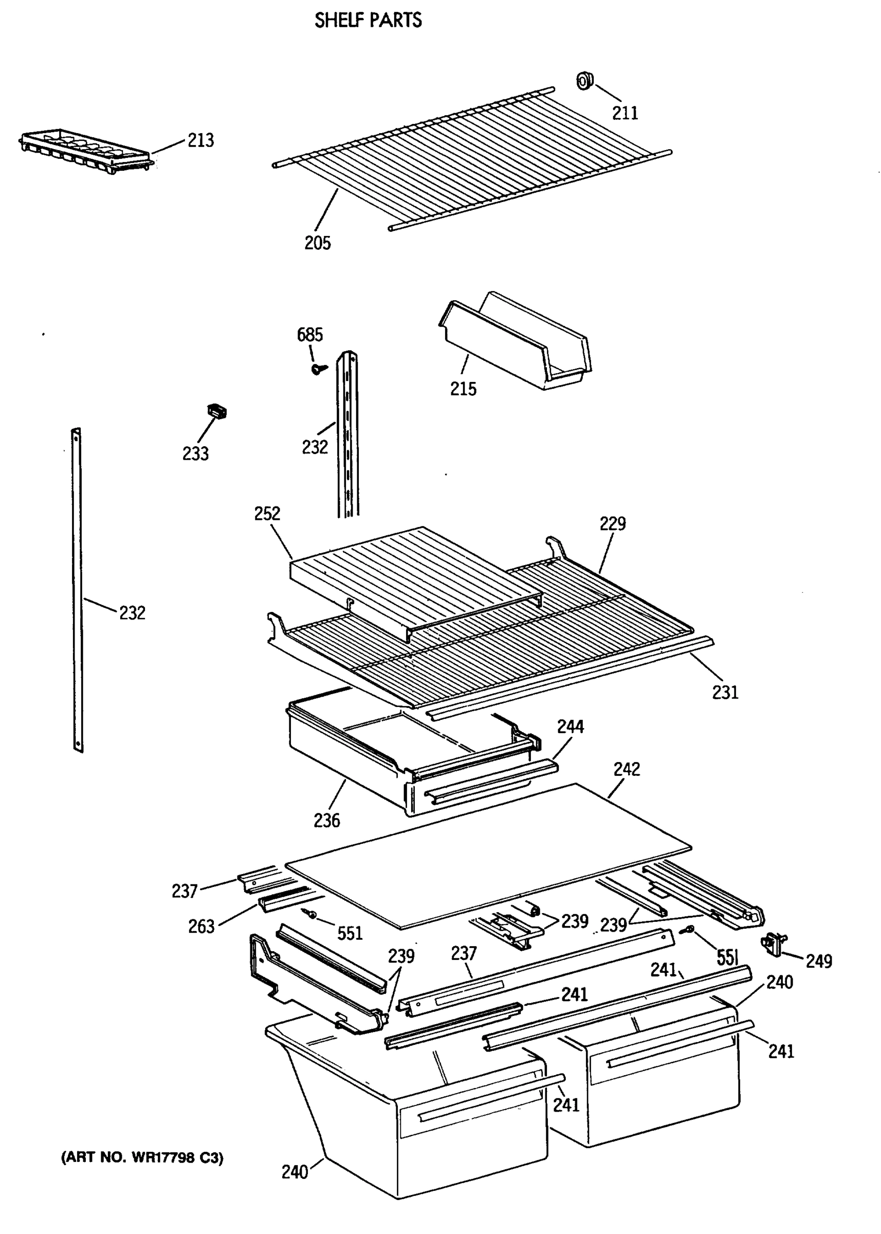SHELF PARTS