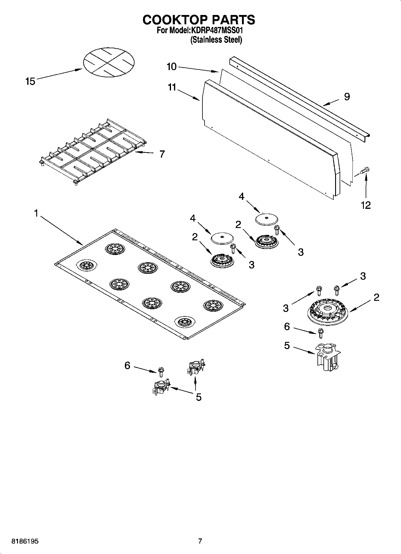 06 - COOKTOP PARTS