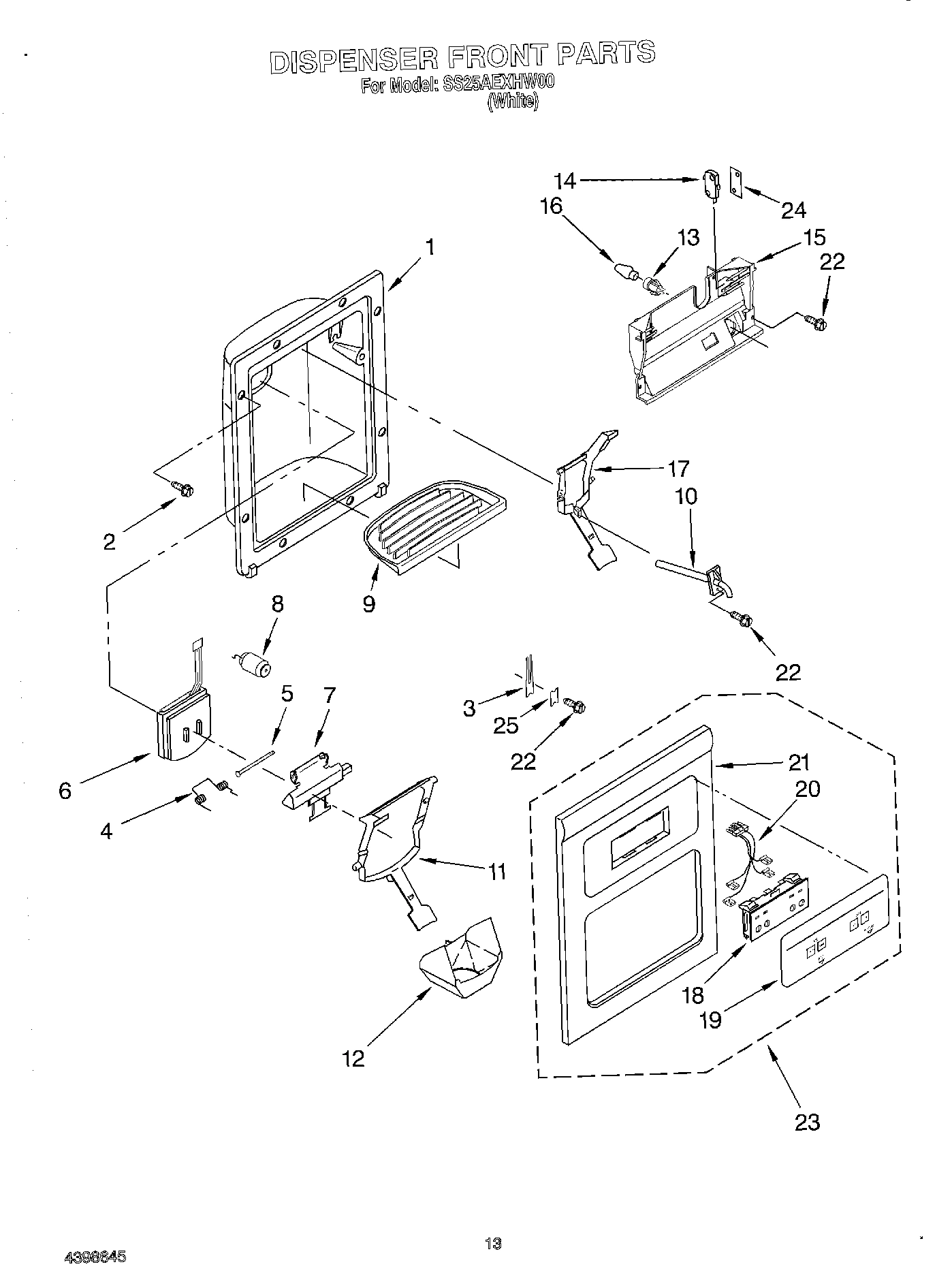08 - DISPENSER FRONT