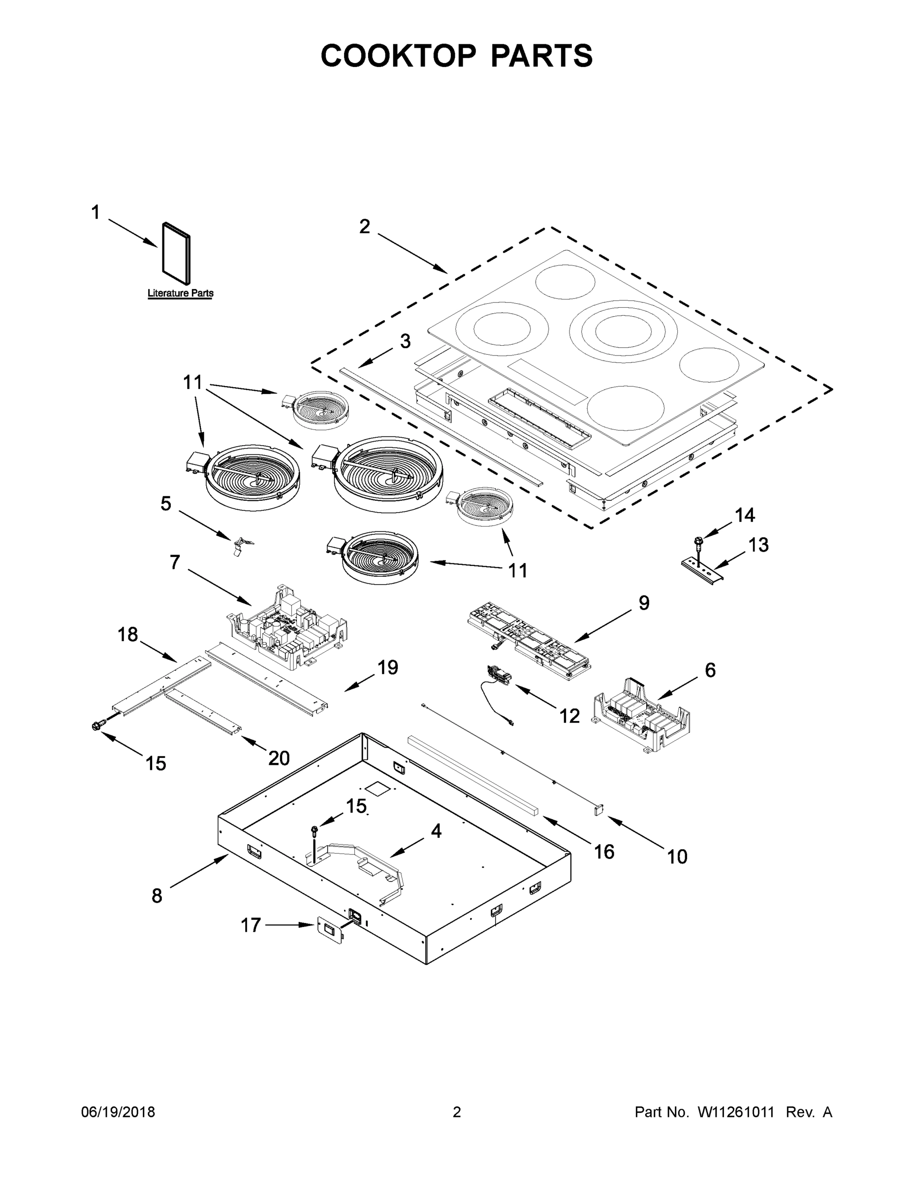 02 - COOKTOP PARTS