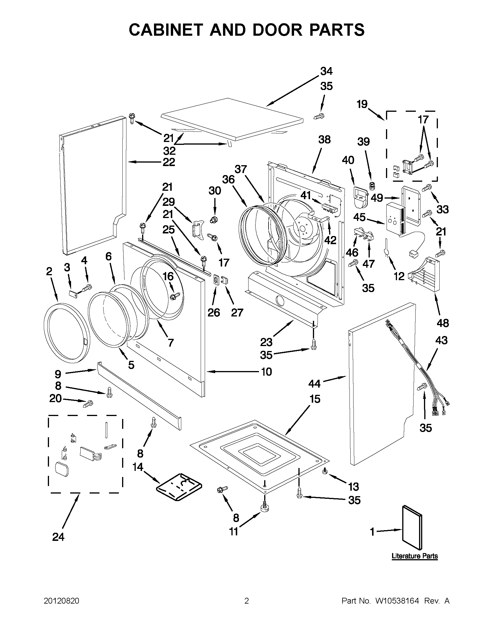 01 - CABINET AND DOOR PARTS