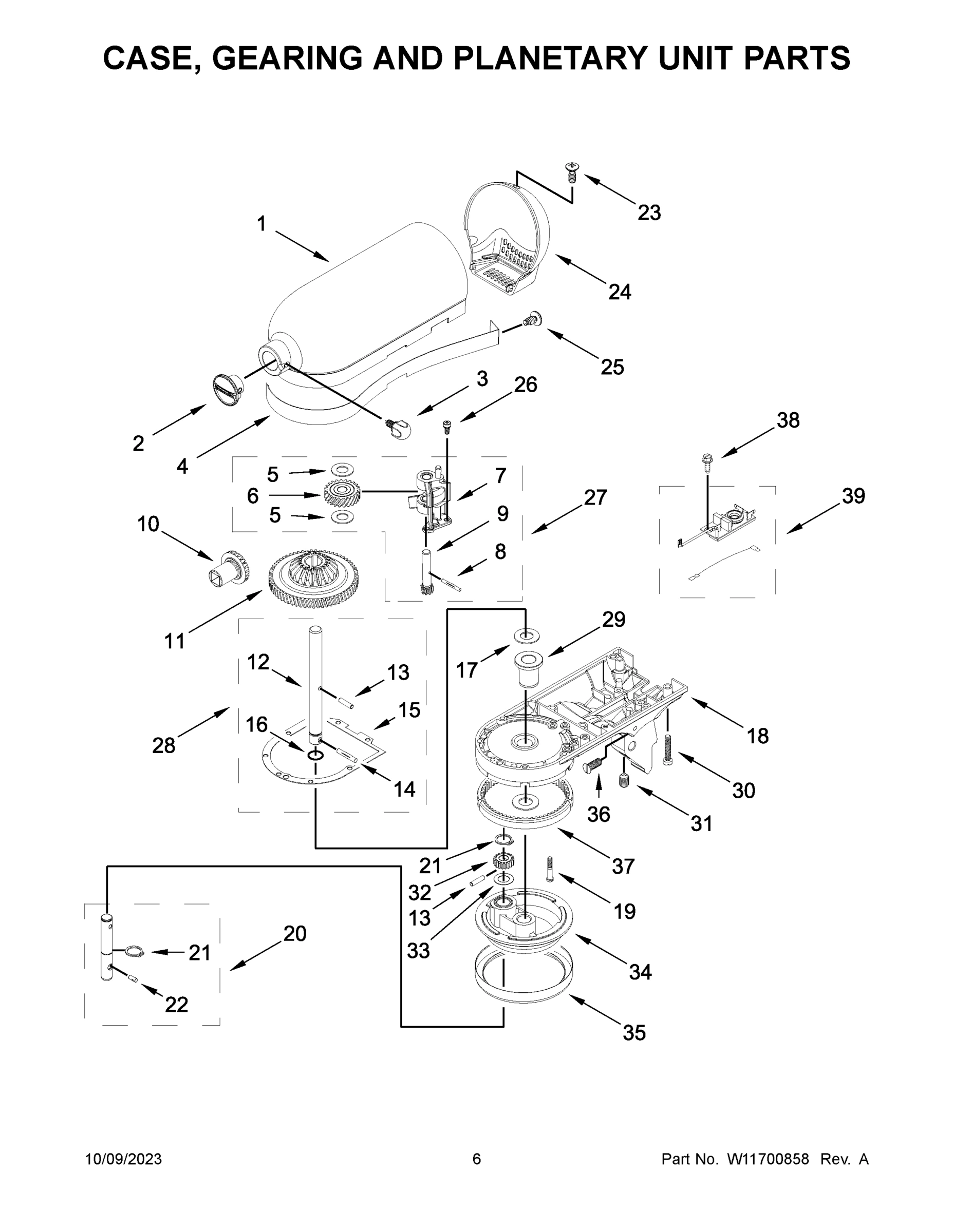 04 - CASE, GEARING AND PLANETARY UNIT PARTS