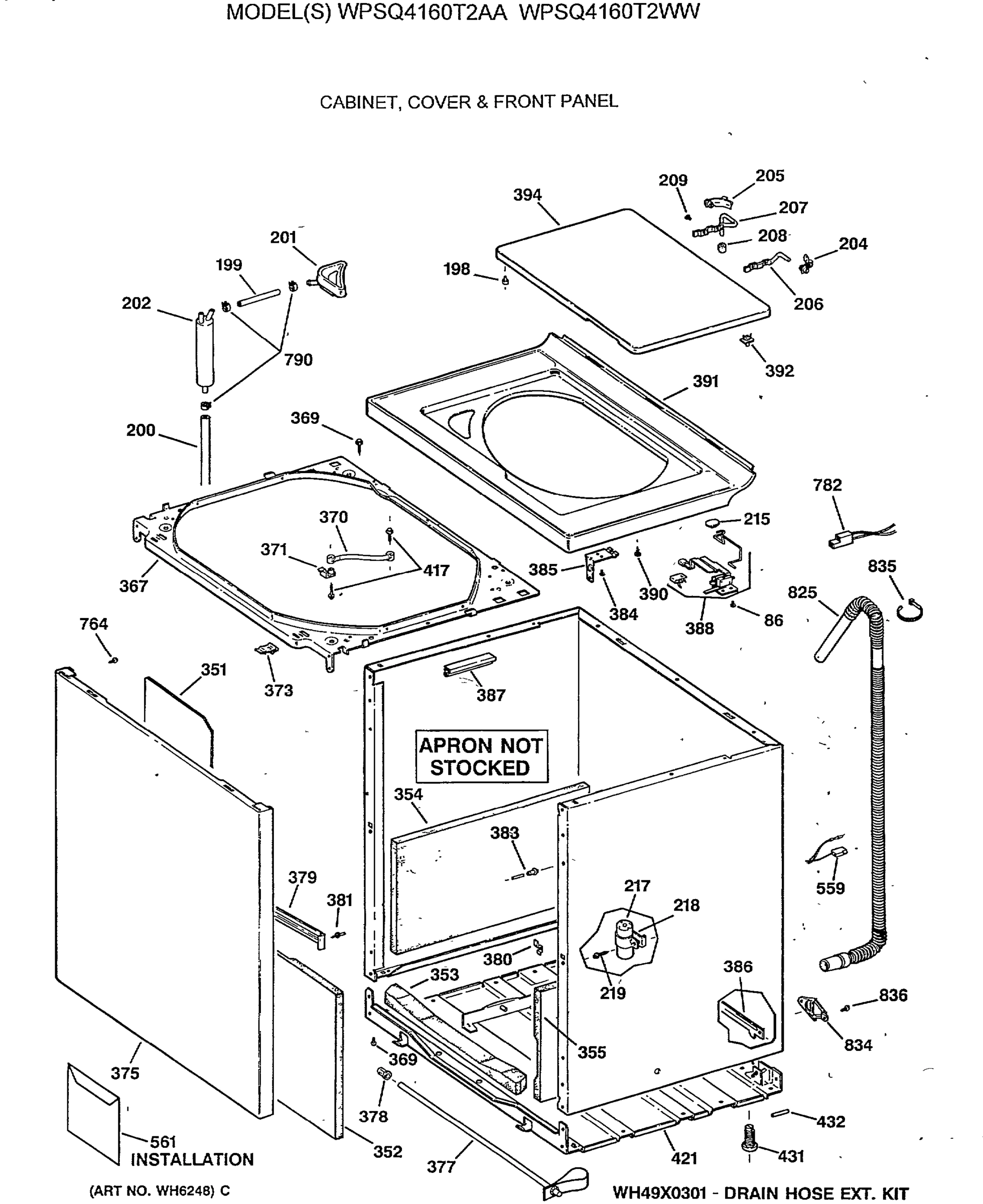 CABINET, COVER & FRONT PANEL