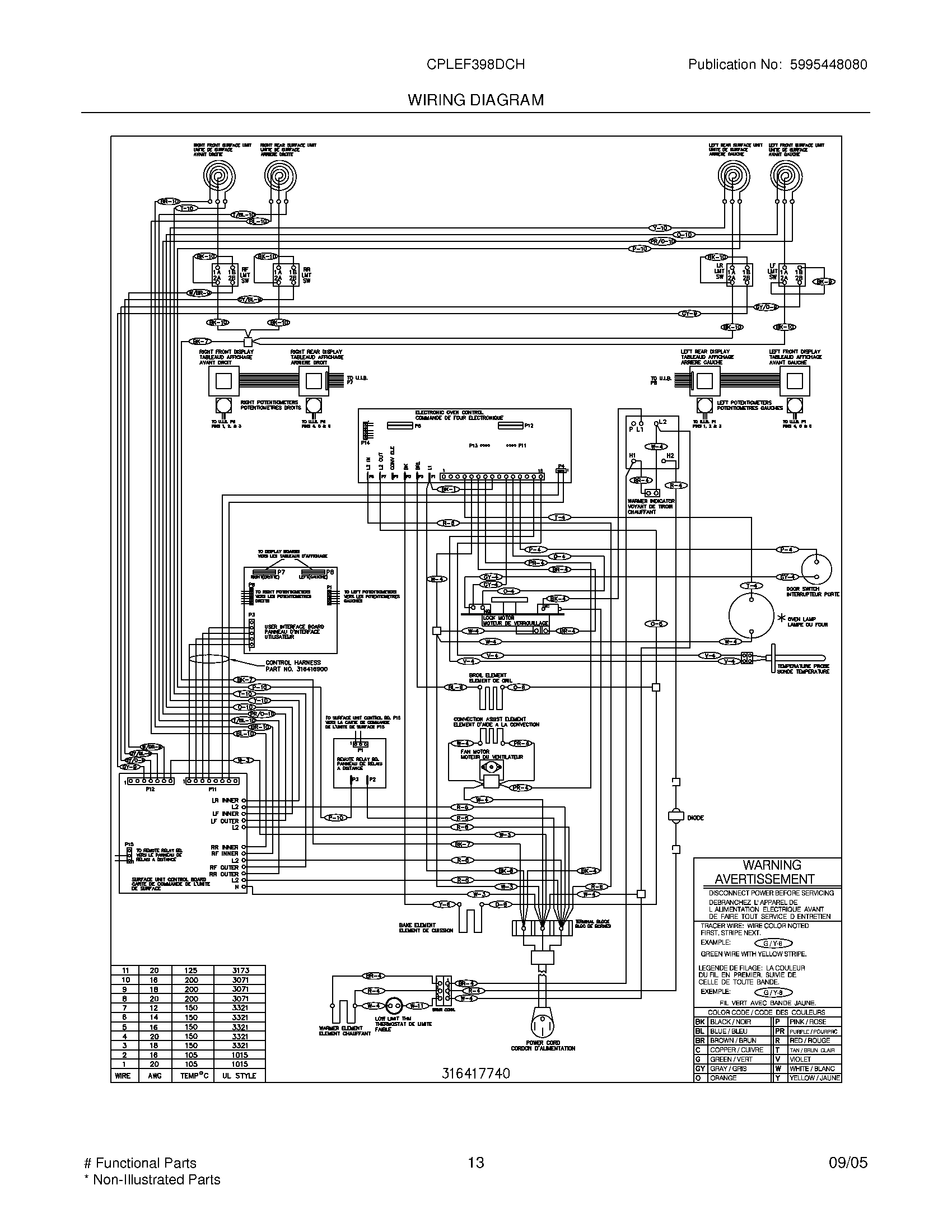 13 - WIRING DIAGRAM