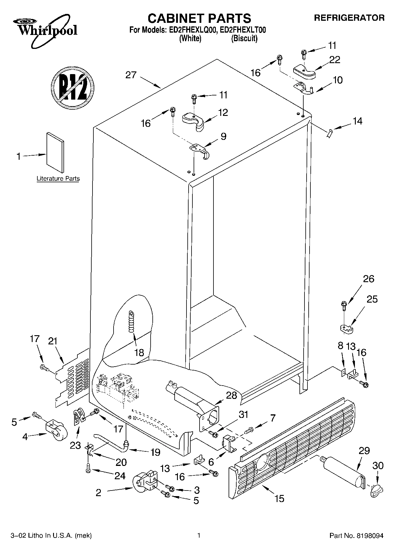 01 - CABINET, LITERATURE