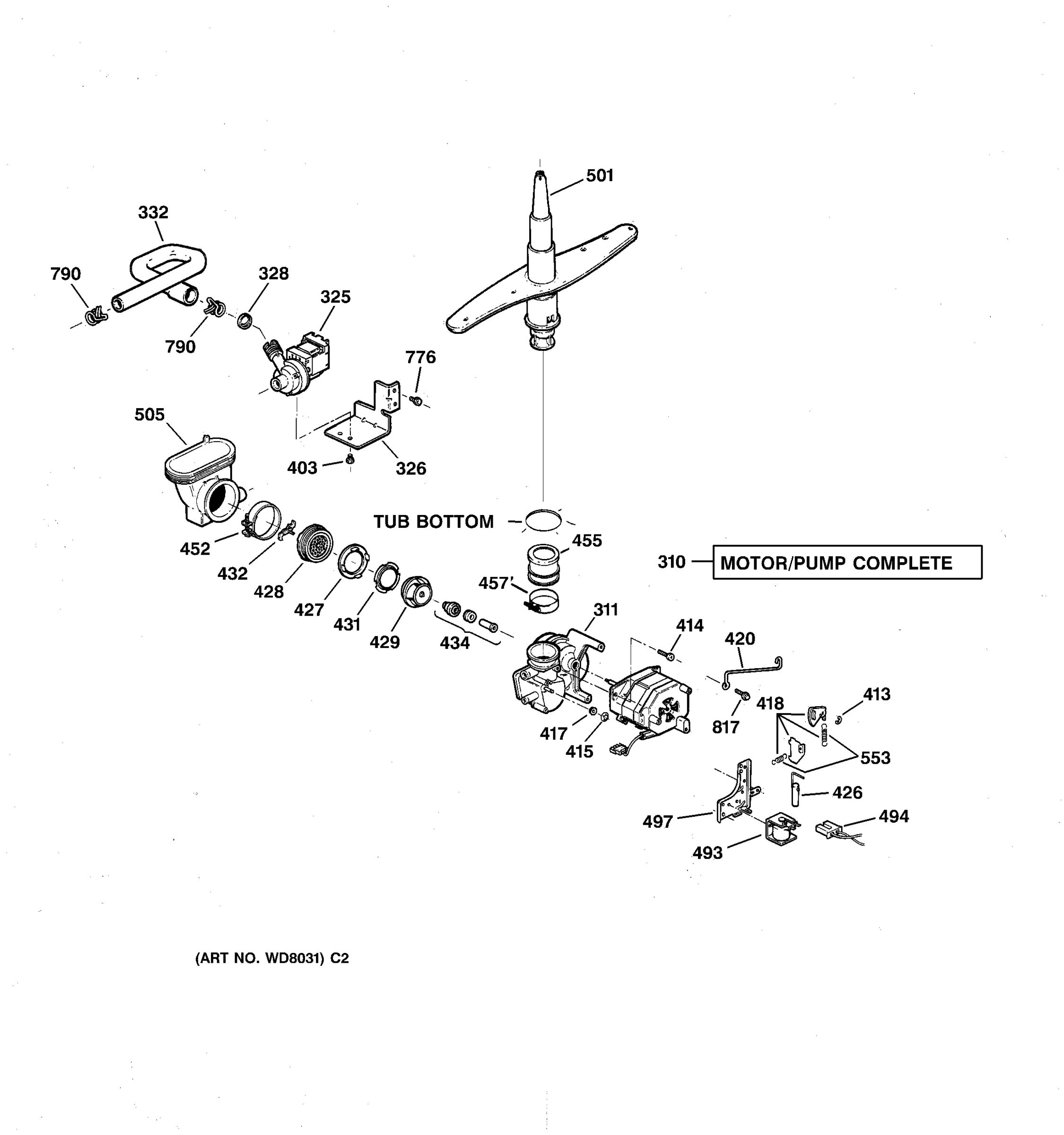 MOTOR-PUMP MECHANISM