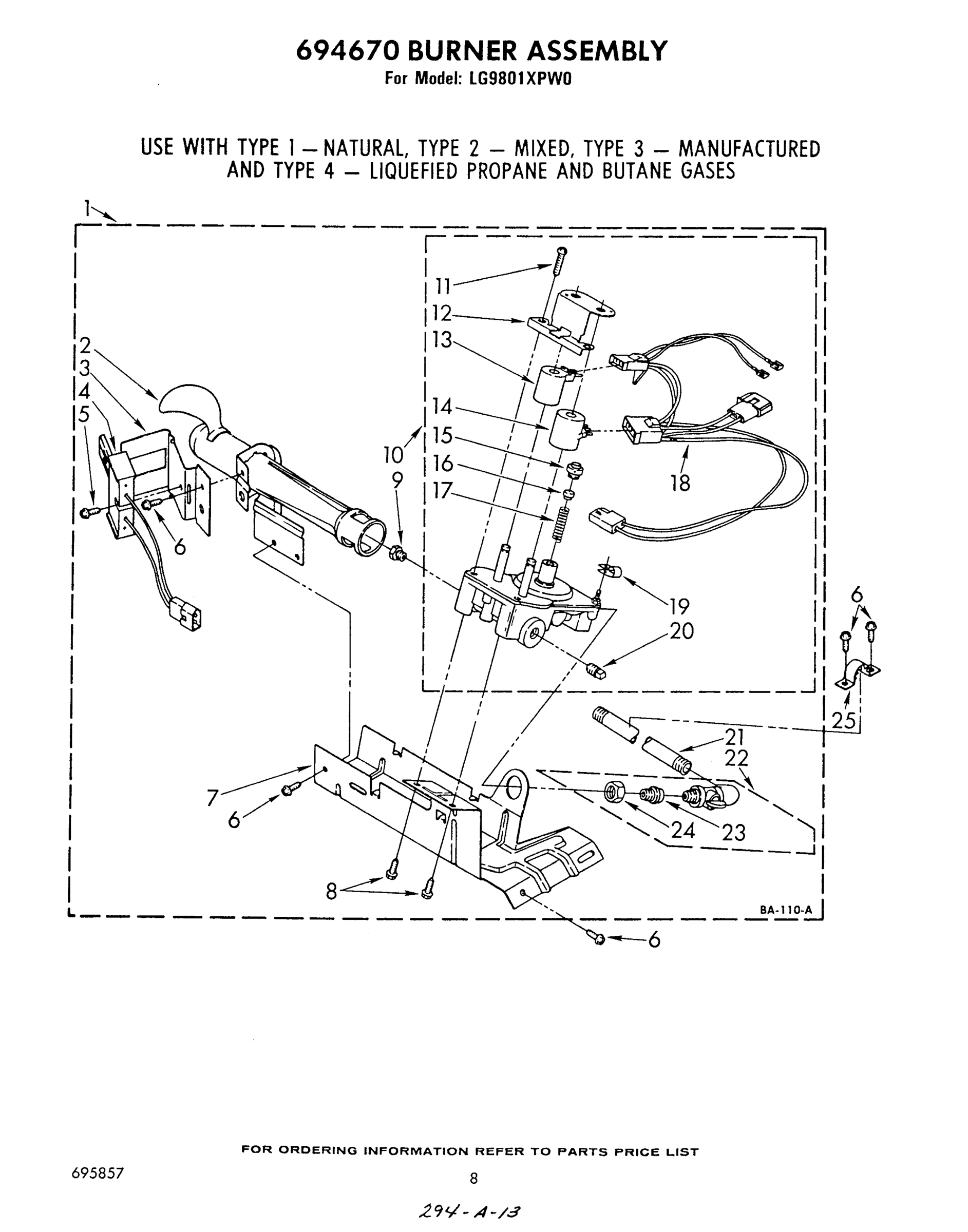 05 - 694670 BURNER