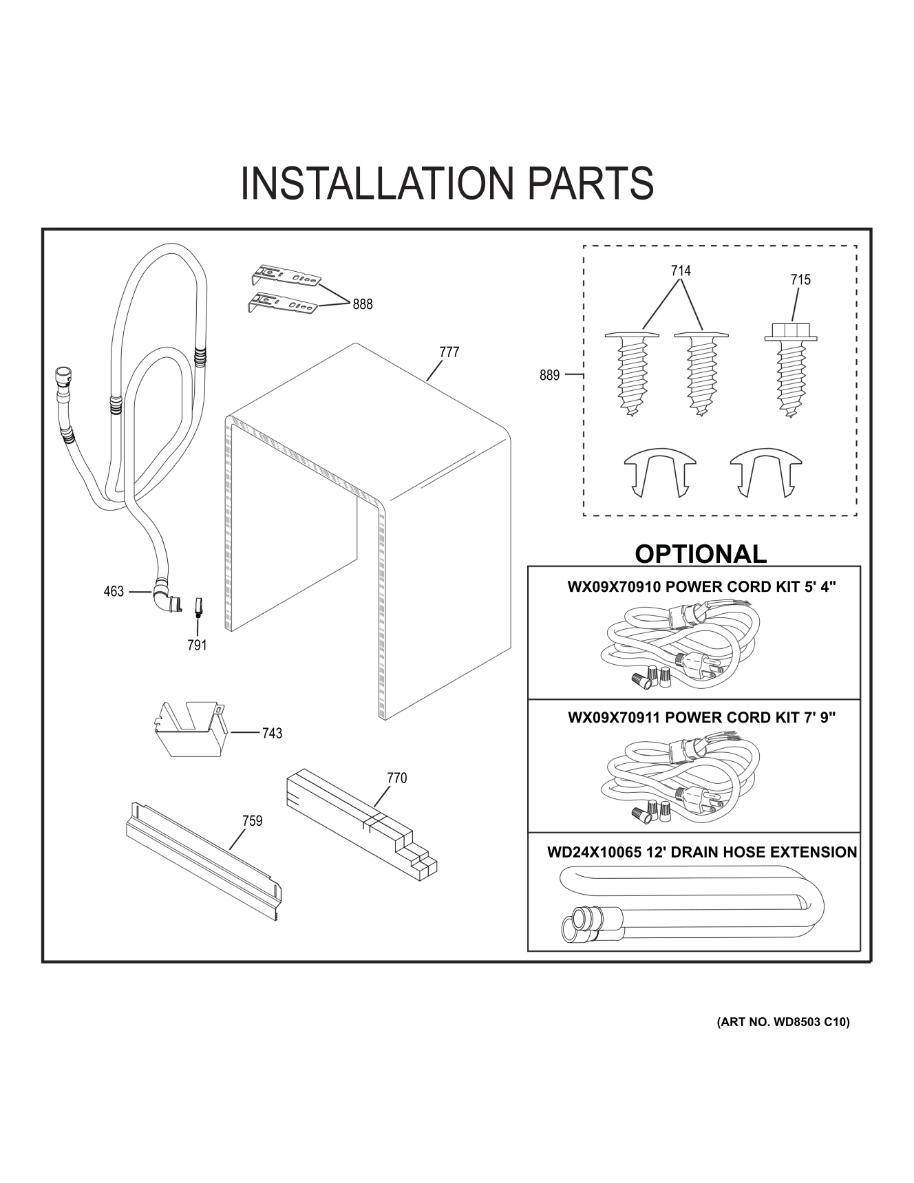 INSTALLATION PARTS