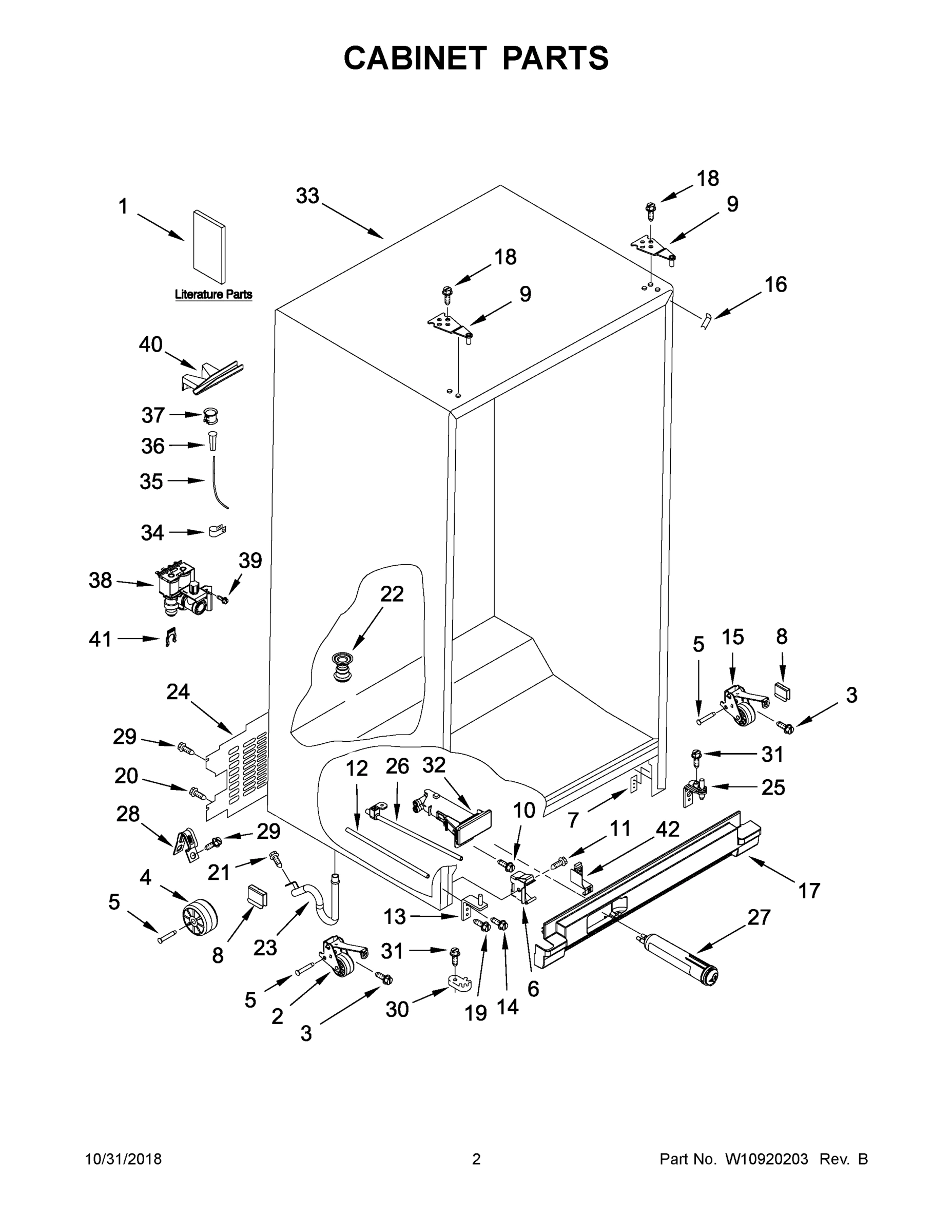02 - CABINET PARTS