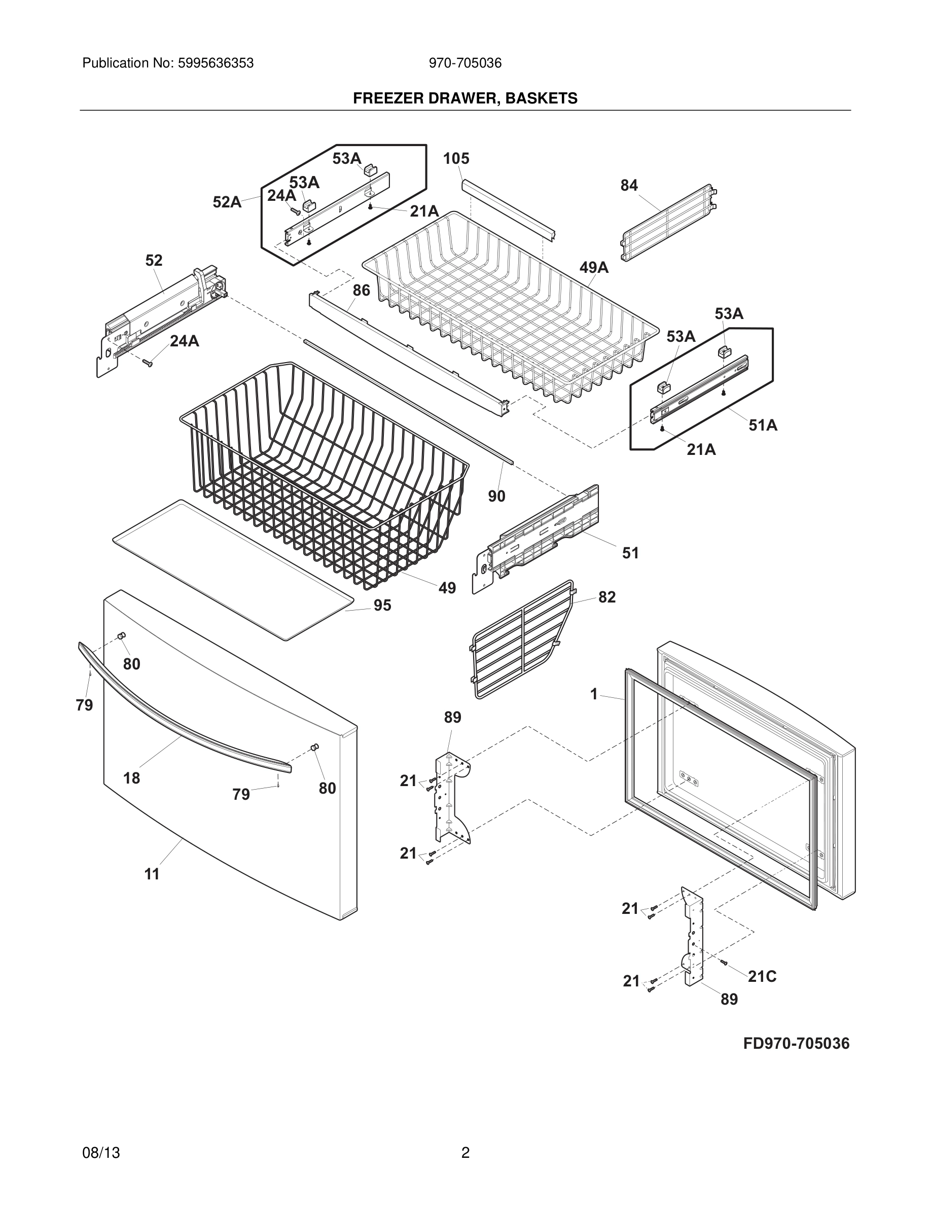 03 - FREEZER DRAWER, BASKETS