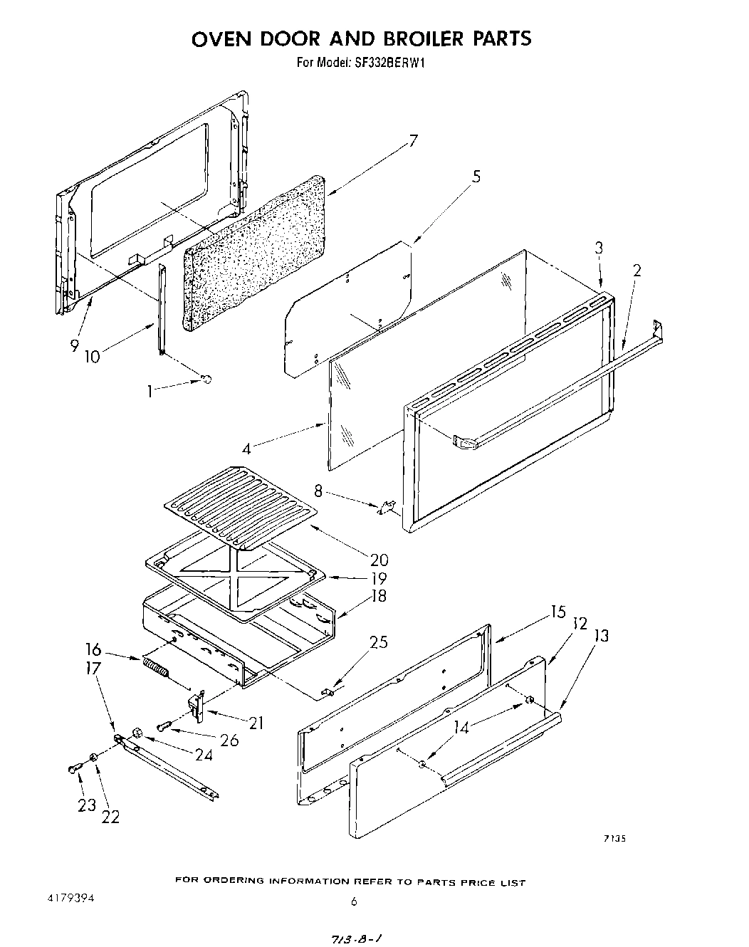 05 - OVEN DOOR AND BROILER