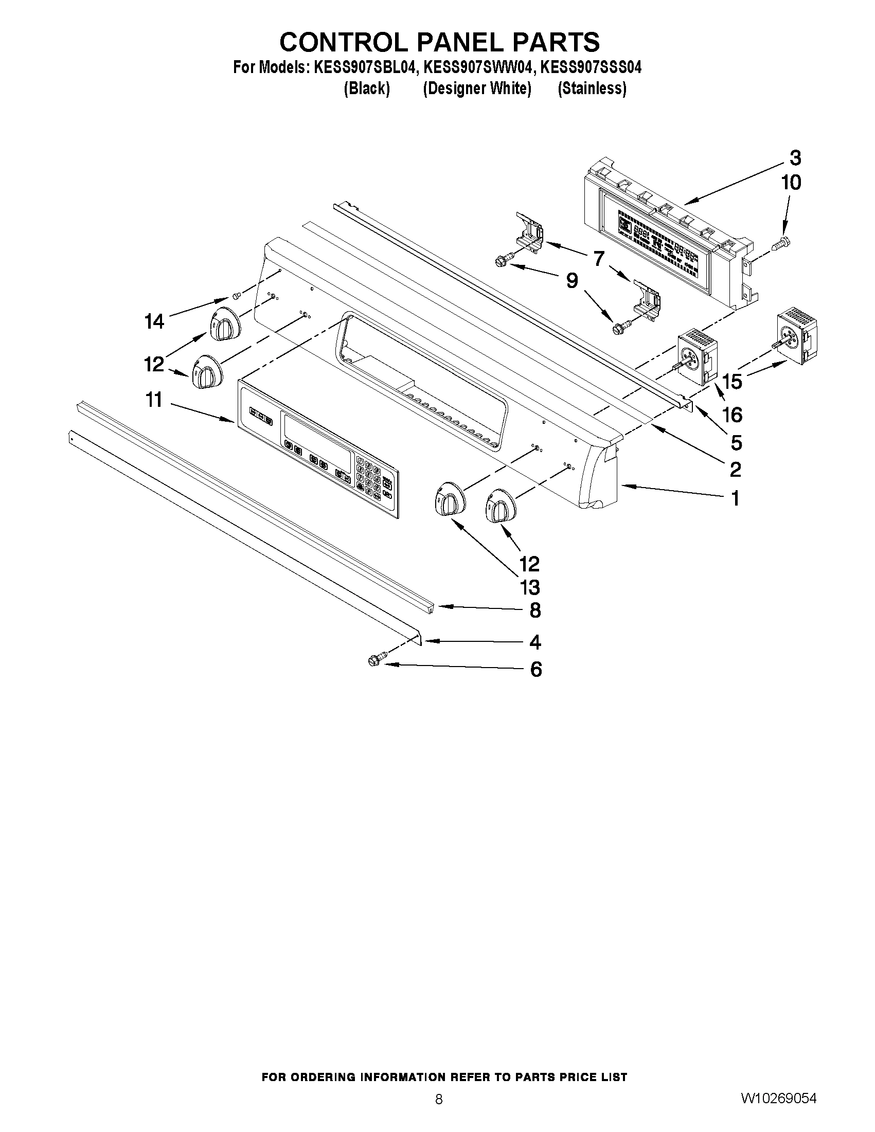 05 - CONTROL PANEL PARTS