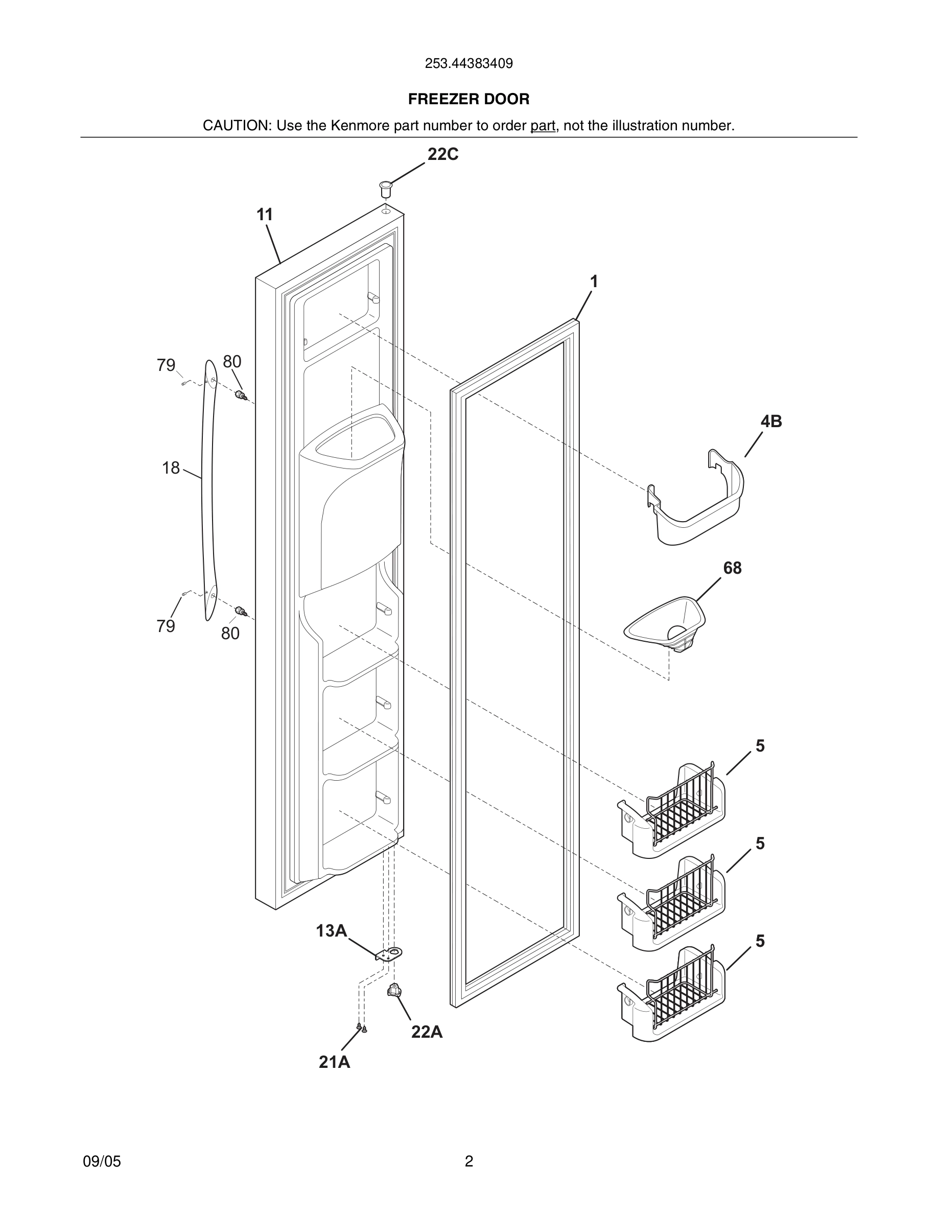 03 - FREEZER DOOR