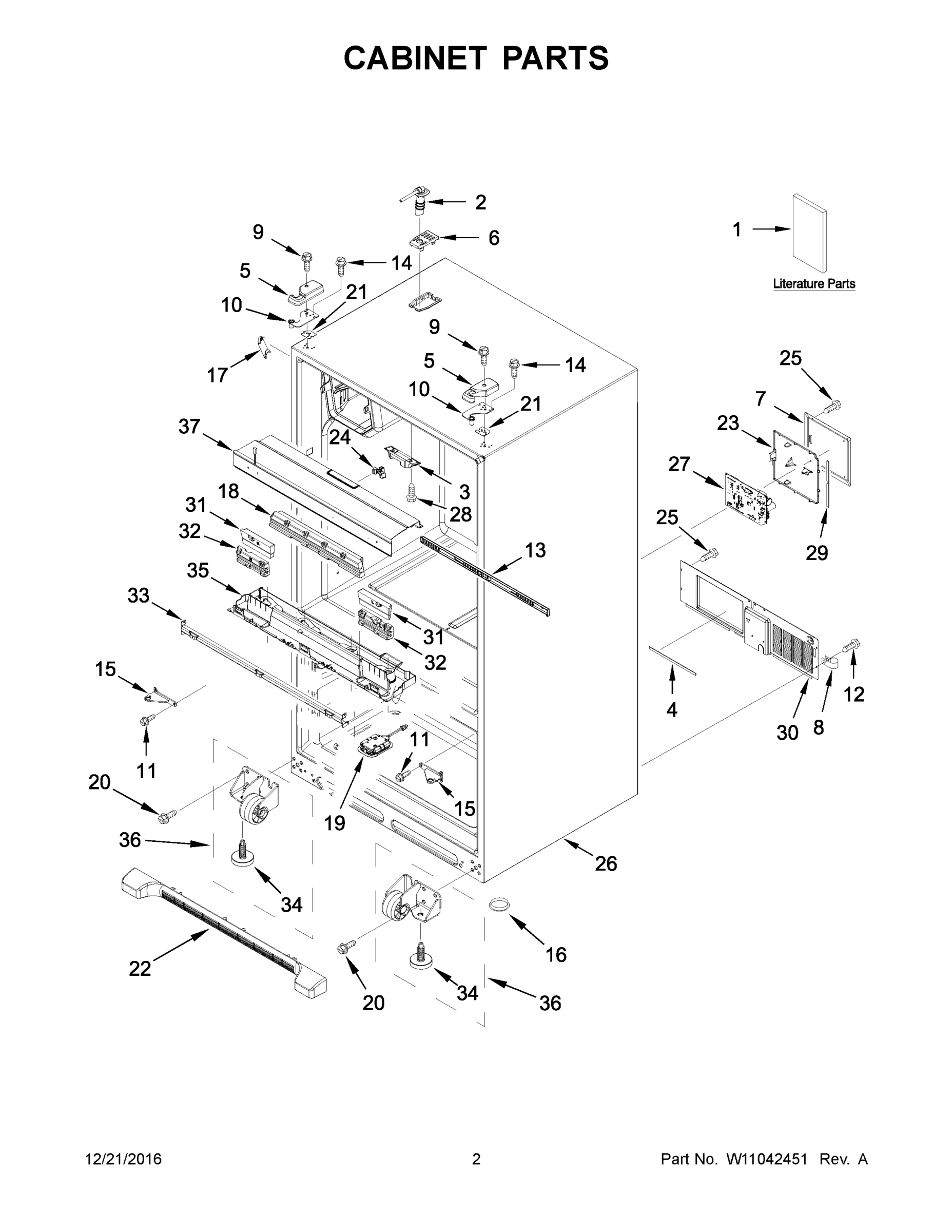 02 - CABINET PARTS